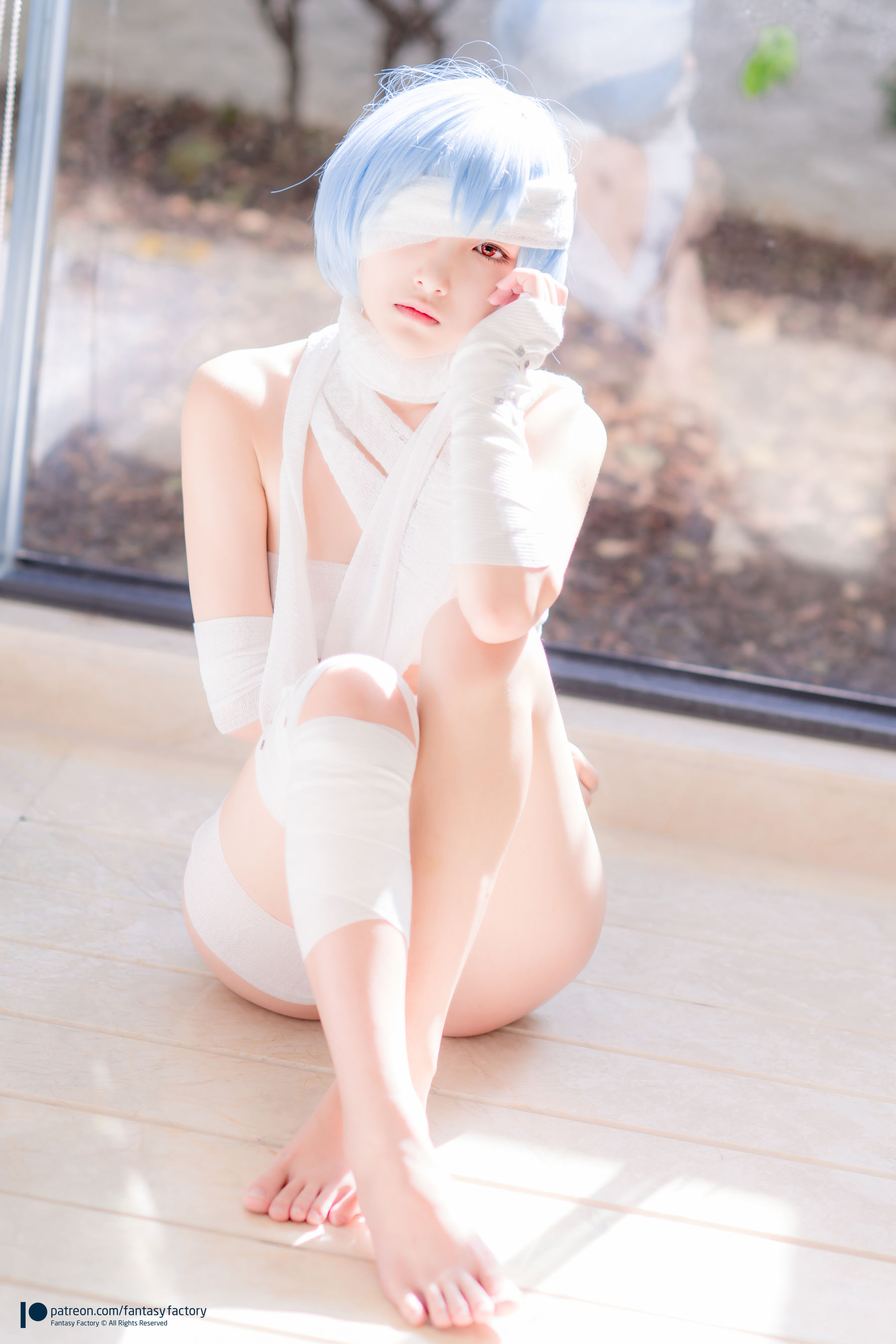 小丁 [Fantasy Factory] Rei Ayanami 綾波レイ [23P] - 秀人网免费无水印在线套图写真