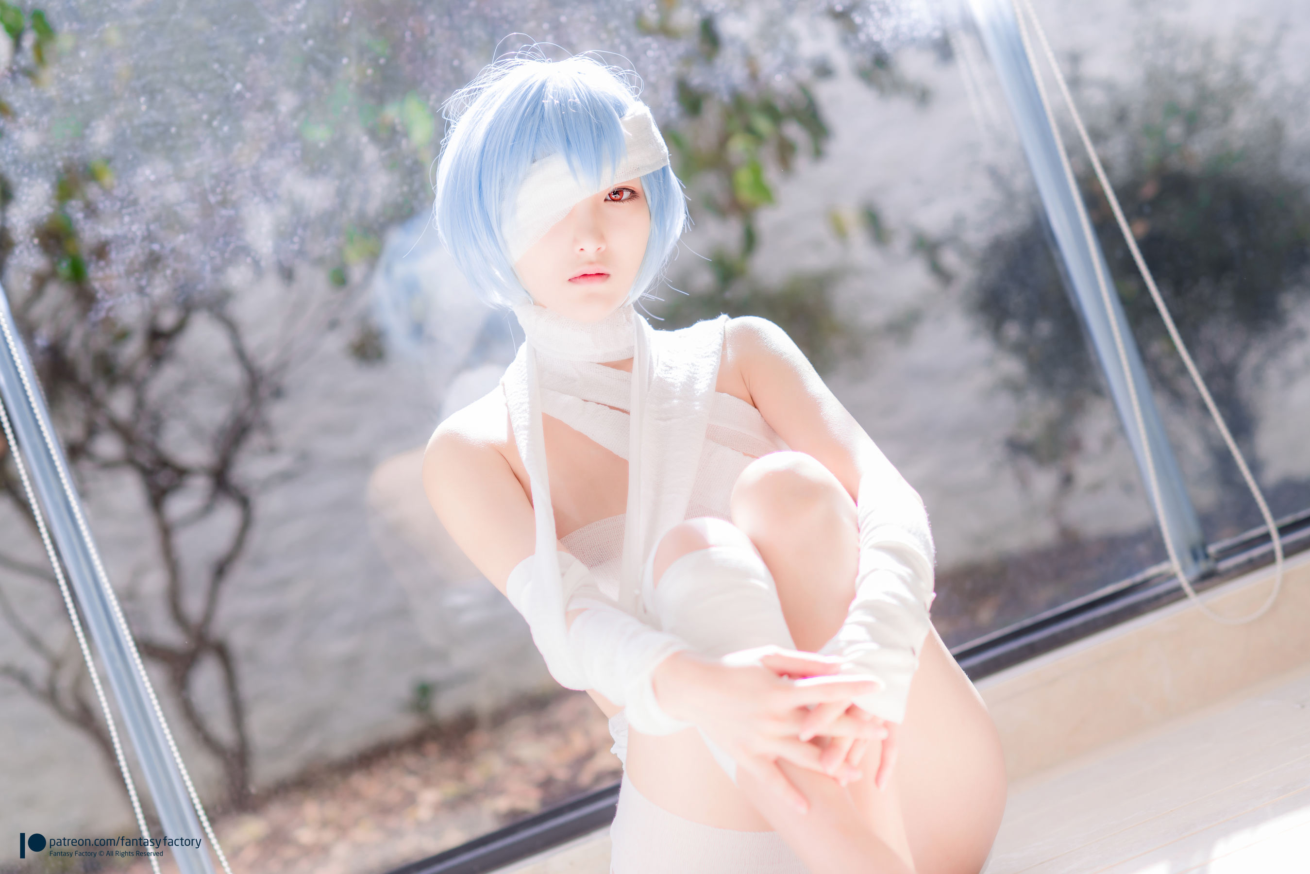 小丁 [Fantasy Factory] Rei Ayanami 綾波レイ [23P] - 秀人网免费无水印在线套图写真