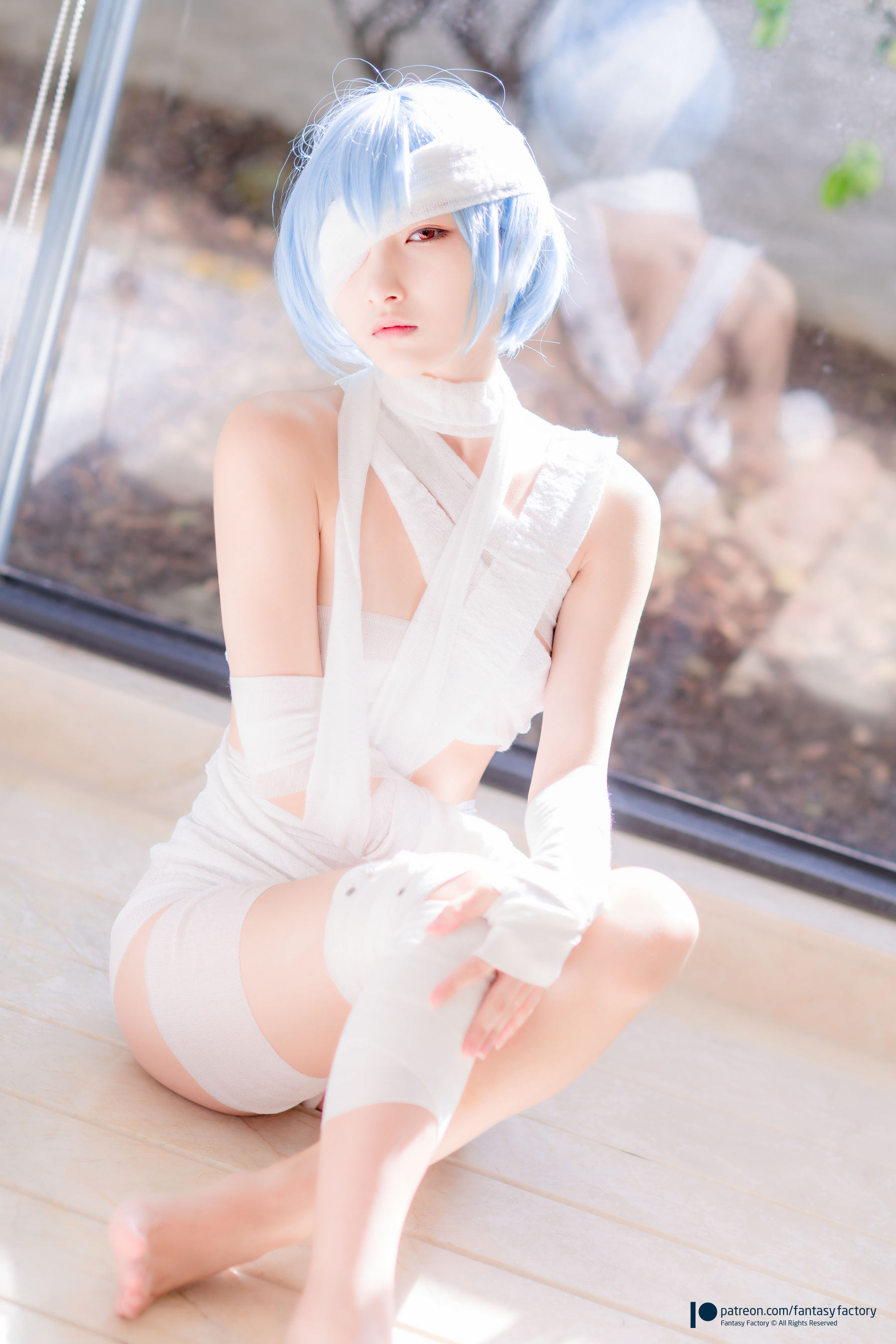 小丁 [Fantasy Factory] Rei Ayanami 綾波レイ [23P] - 秀人网免费无水印在线套图写真