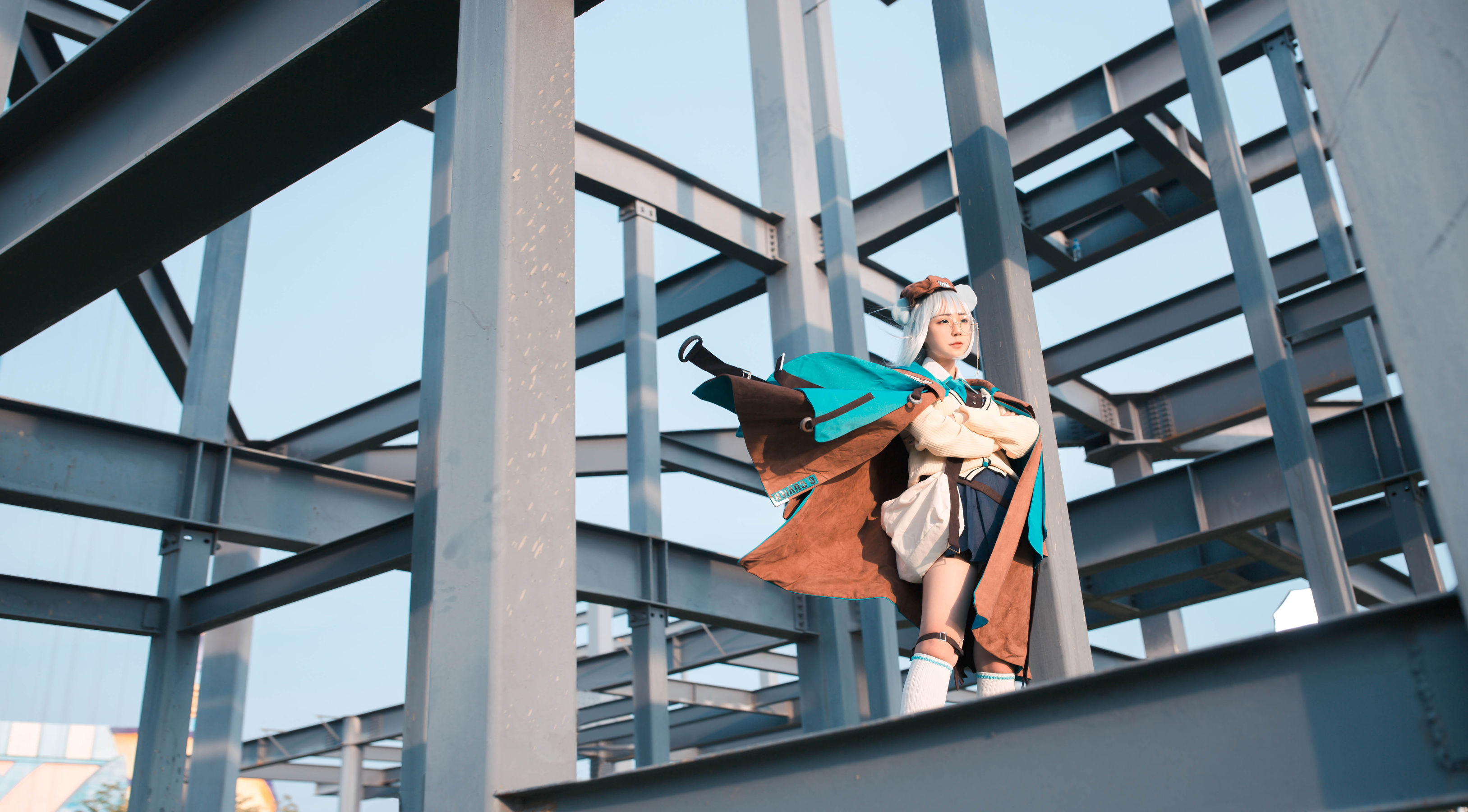 微博萌妹蓝小沂KiKi – 明日方舟 [12P] - 秀人网免费无水印在线套图写真