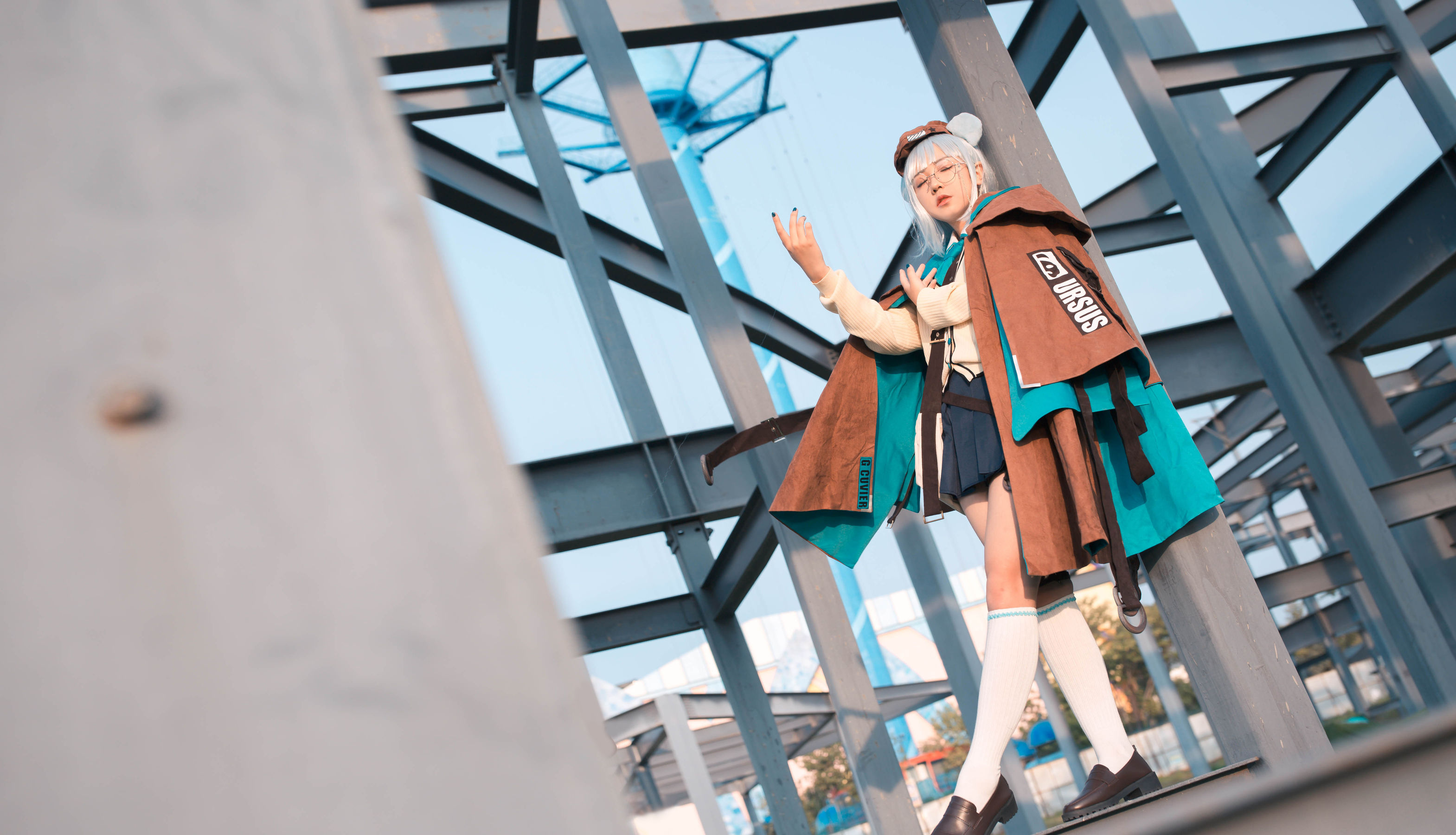 微博萌妹蓝小沂KiKi – 明日方舟 [12P] - 秀人网免费无水印在线套图写真