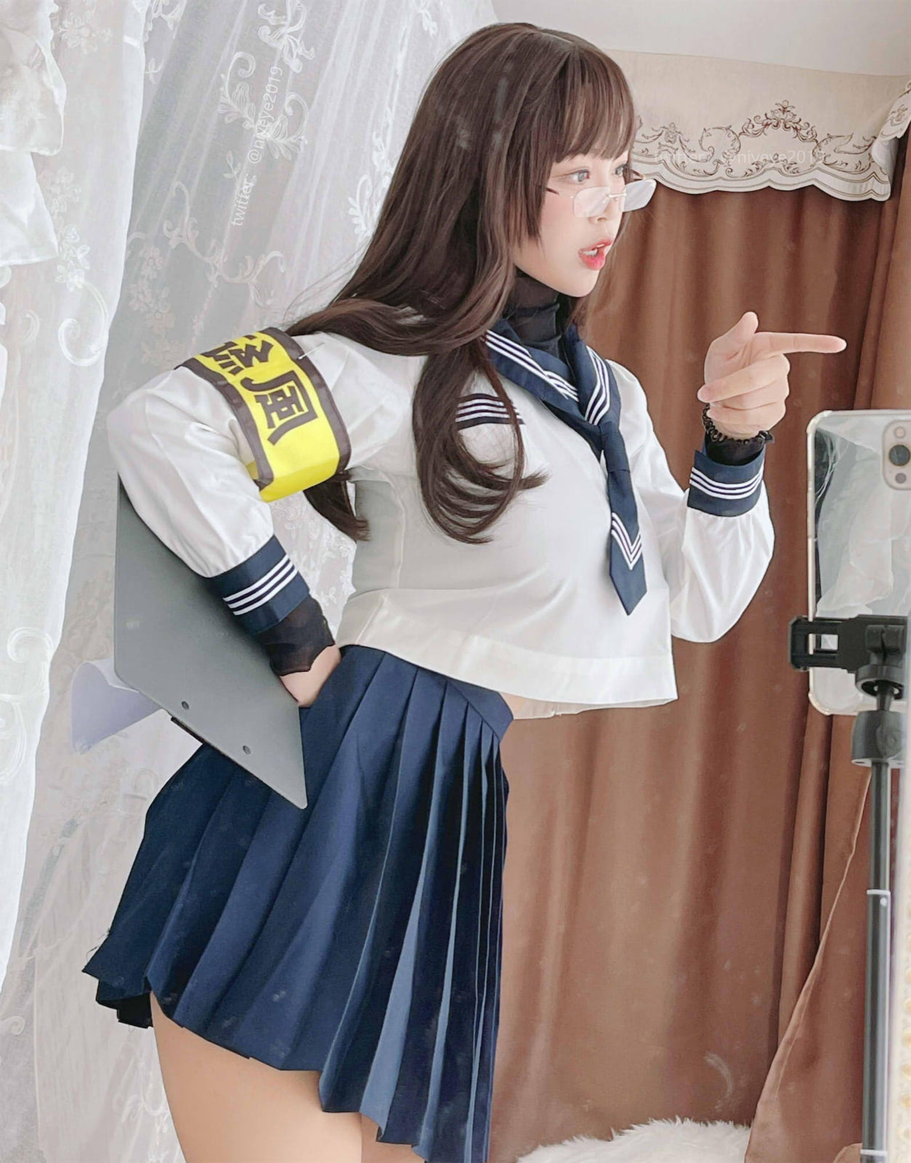 萌系小姐姐-白烨-&耶米西奶露 – 风纪委员 [59P] - 秀人网免费无水印在线套图写真