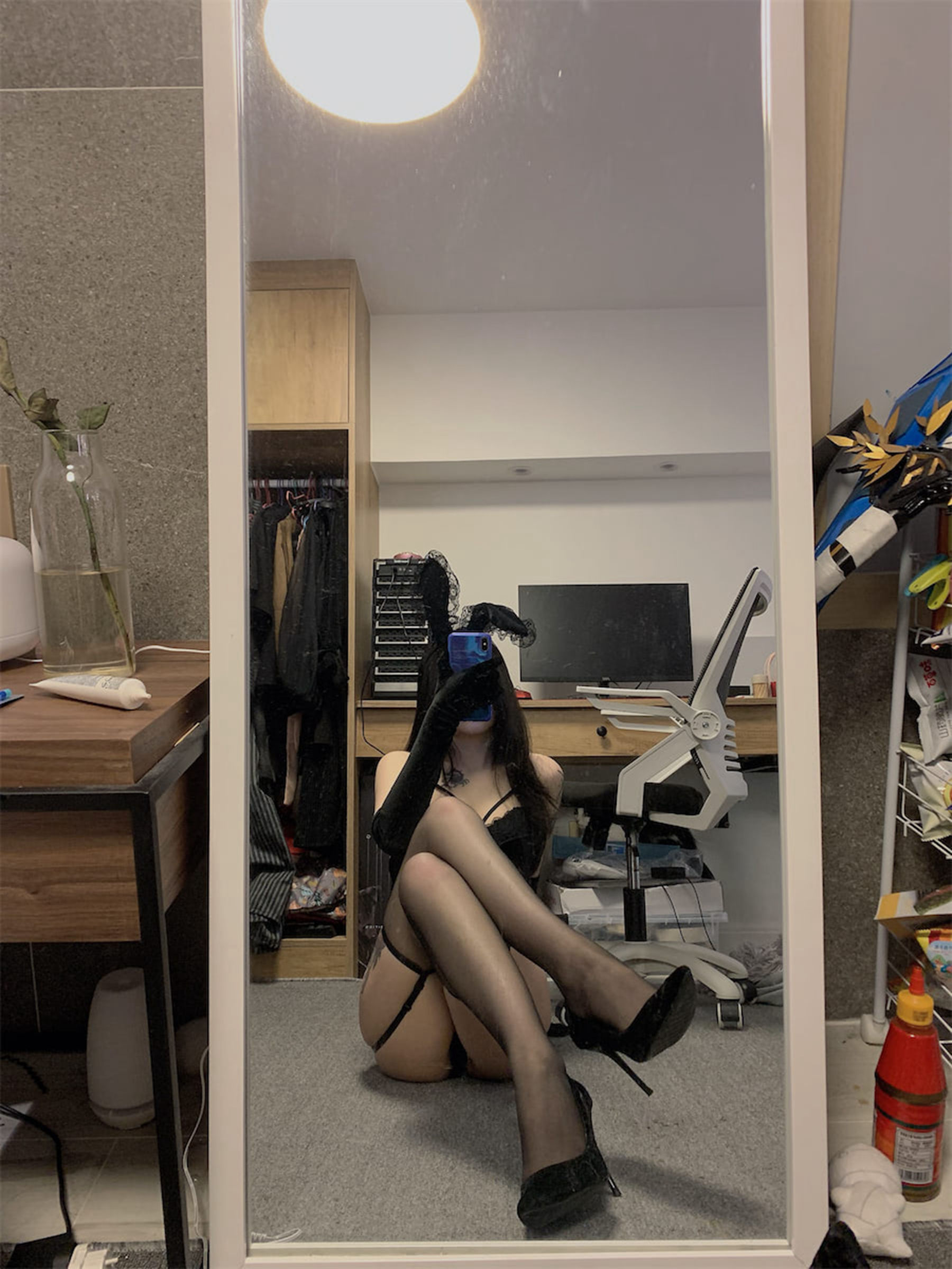 vams子 – 黑色兔女郎 [48P] - 秀人网免费无水印在线套图写真