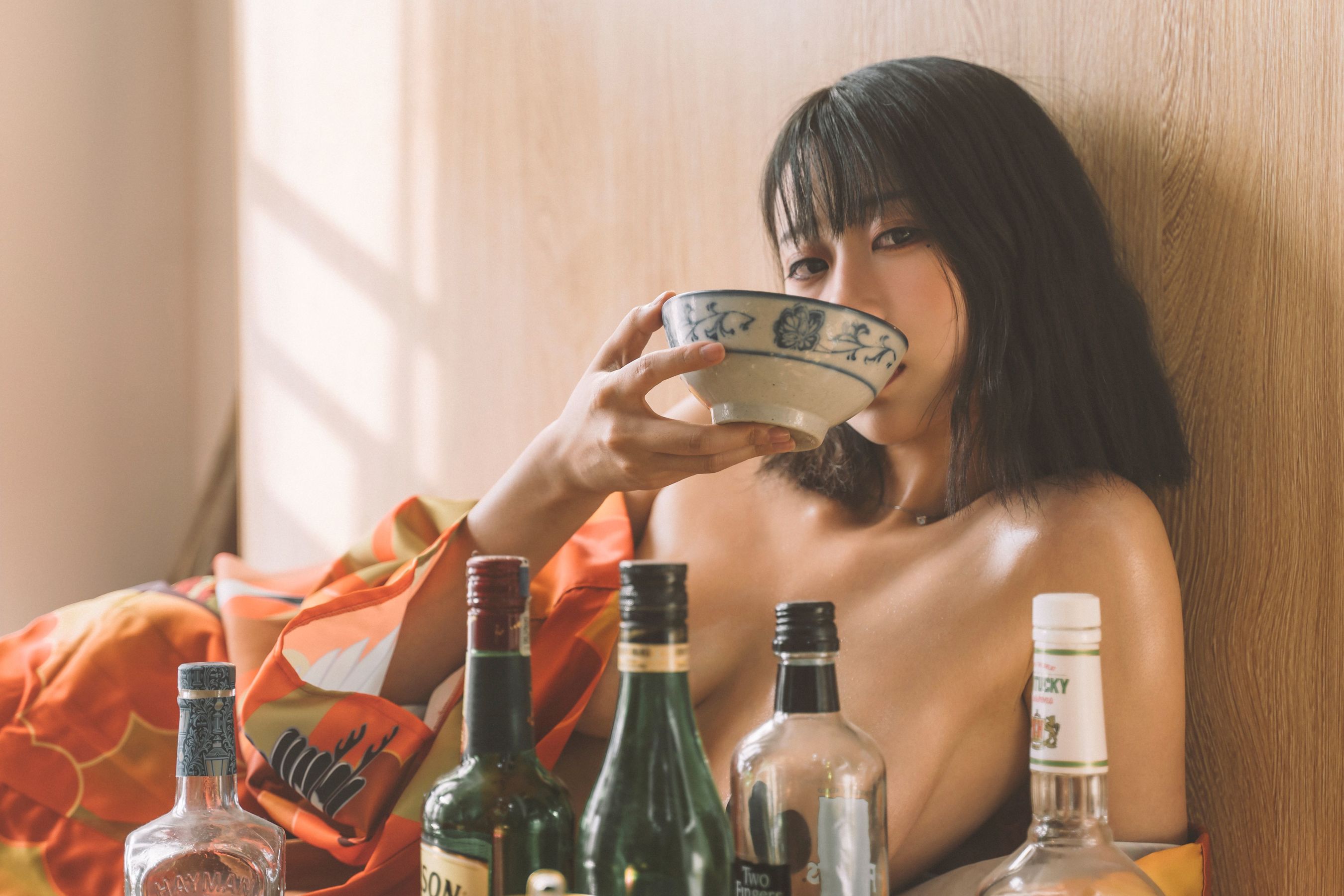 萌妹奈汐酱nice – 消愁 [15P] - 秀人网免费无水印在线套图写真