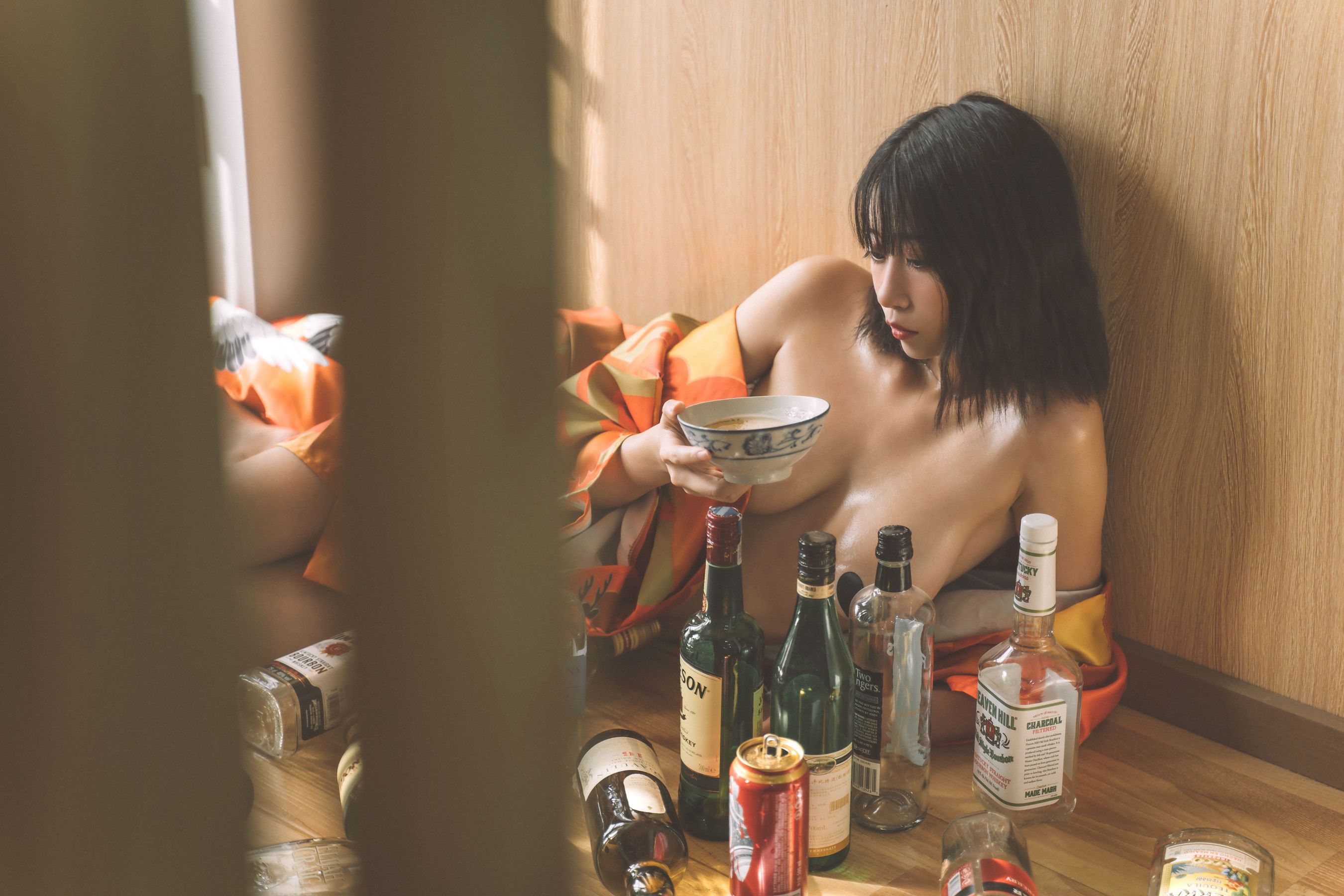 萌妹奈汐酱nice – 消愁 [15P] - 秀人网免费无水印在线套图写真