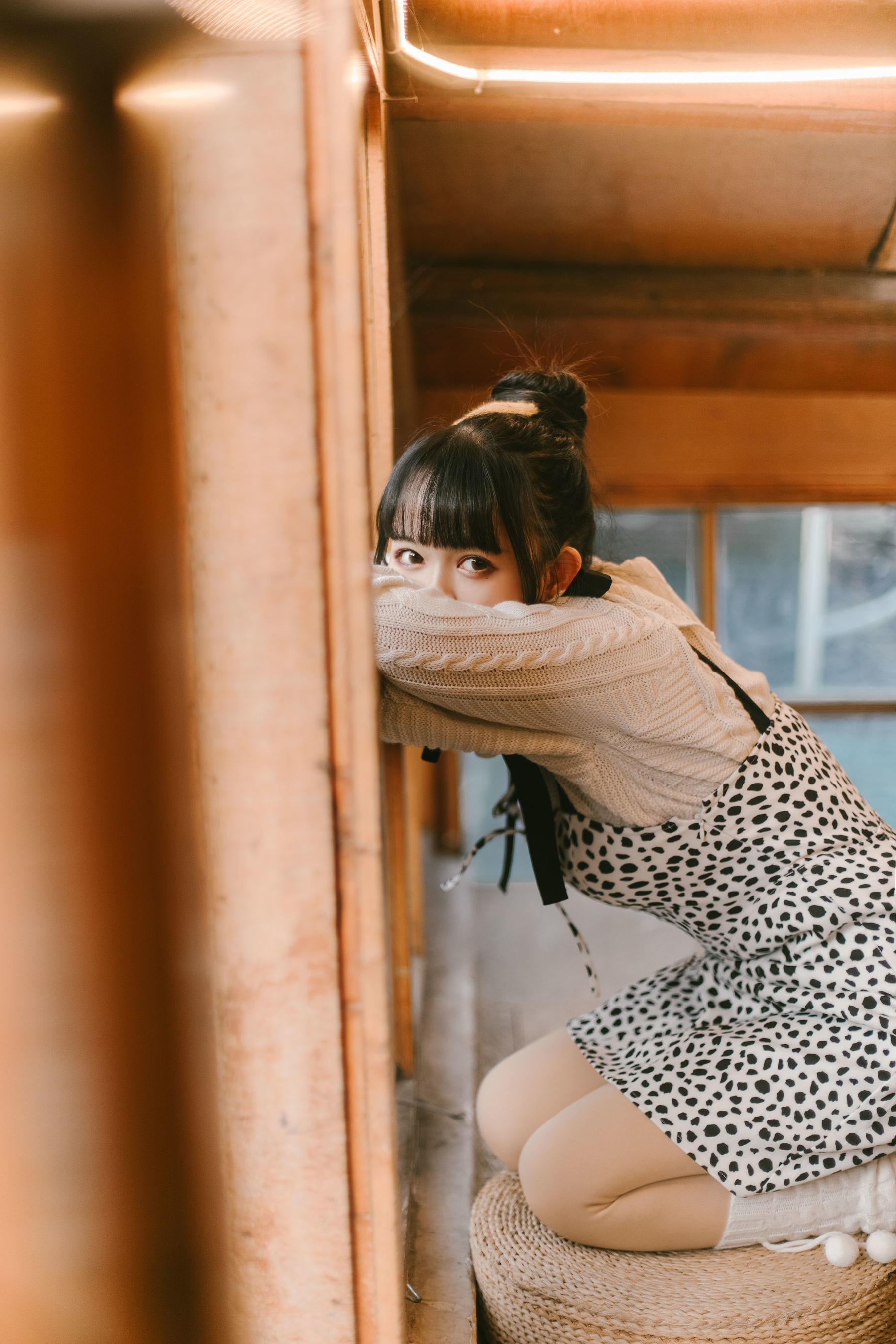 大眼萌妹黑猫猫OvO 少女心事 [21P] - 秀人网免费无水印在线套图写真