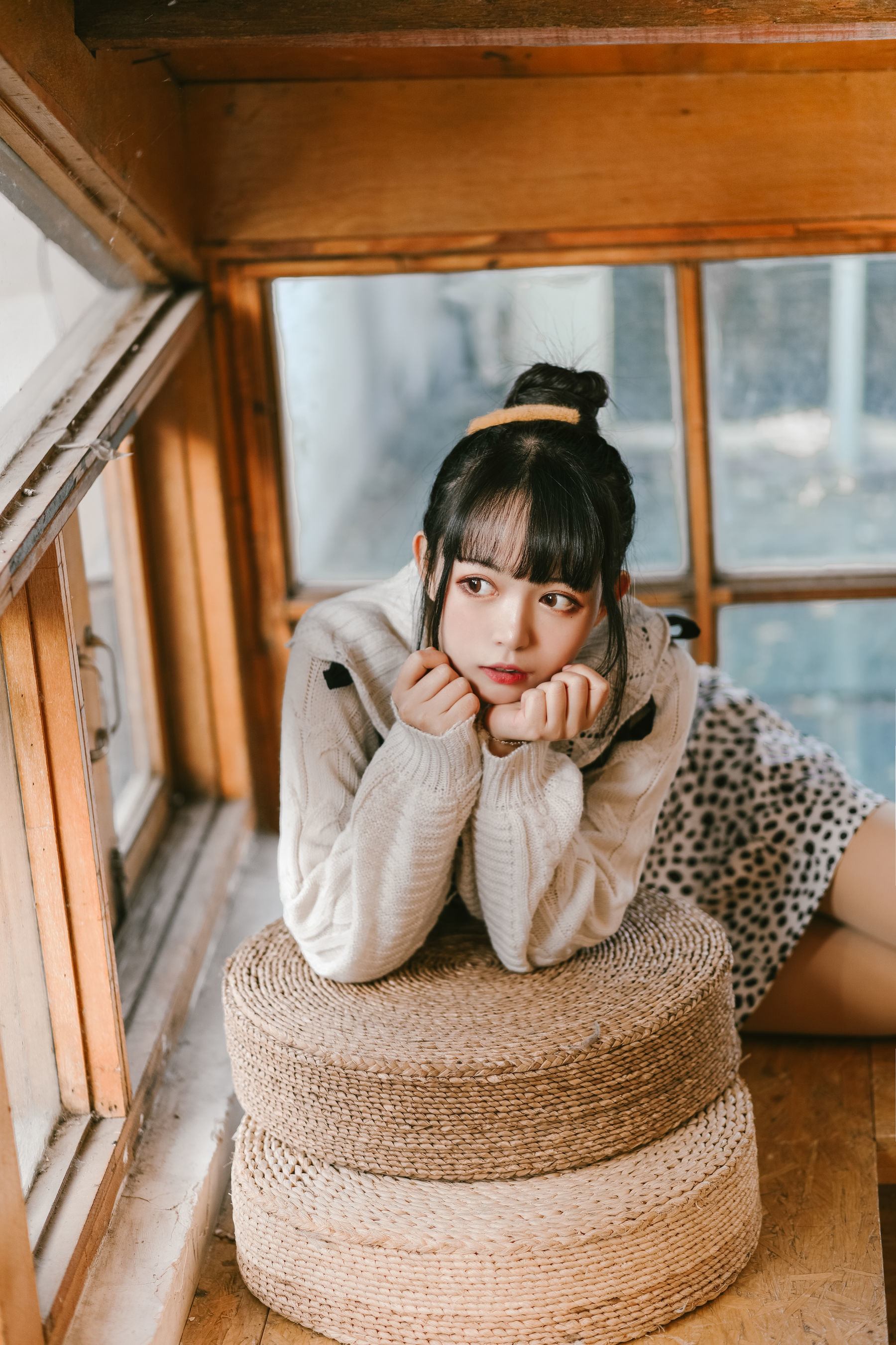 大眼萌妹黑猫猫OvO 少女心事 [21P] - 秀人网免费无水印在线套图写真