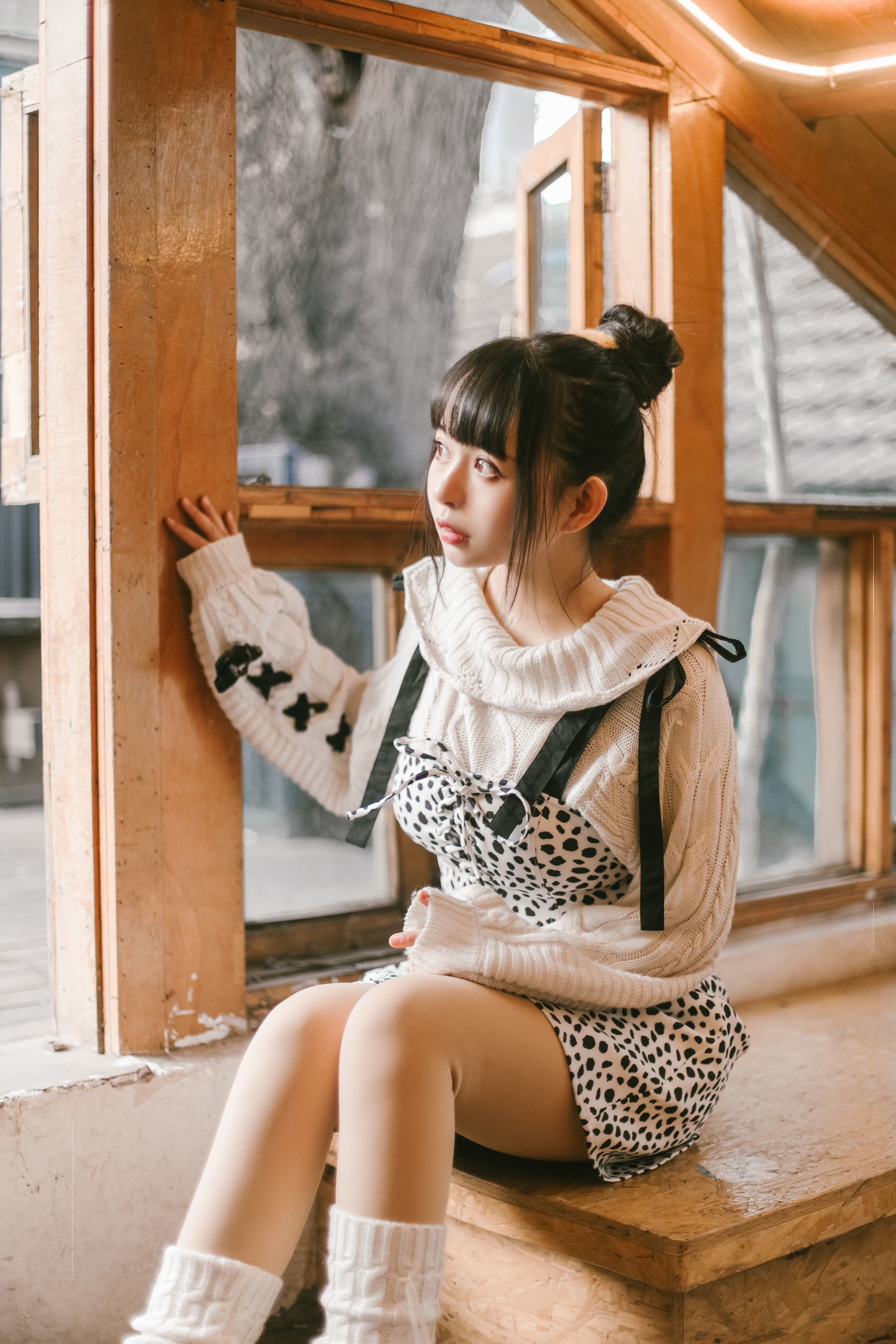 大眼萌妹黑猫猫OvO 少女心事 [21P] - 秀人网免费无水印在线套图写真