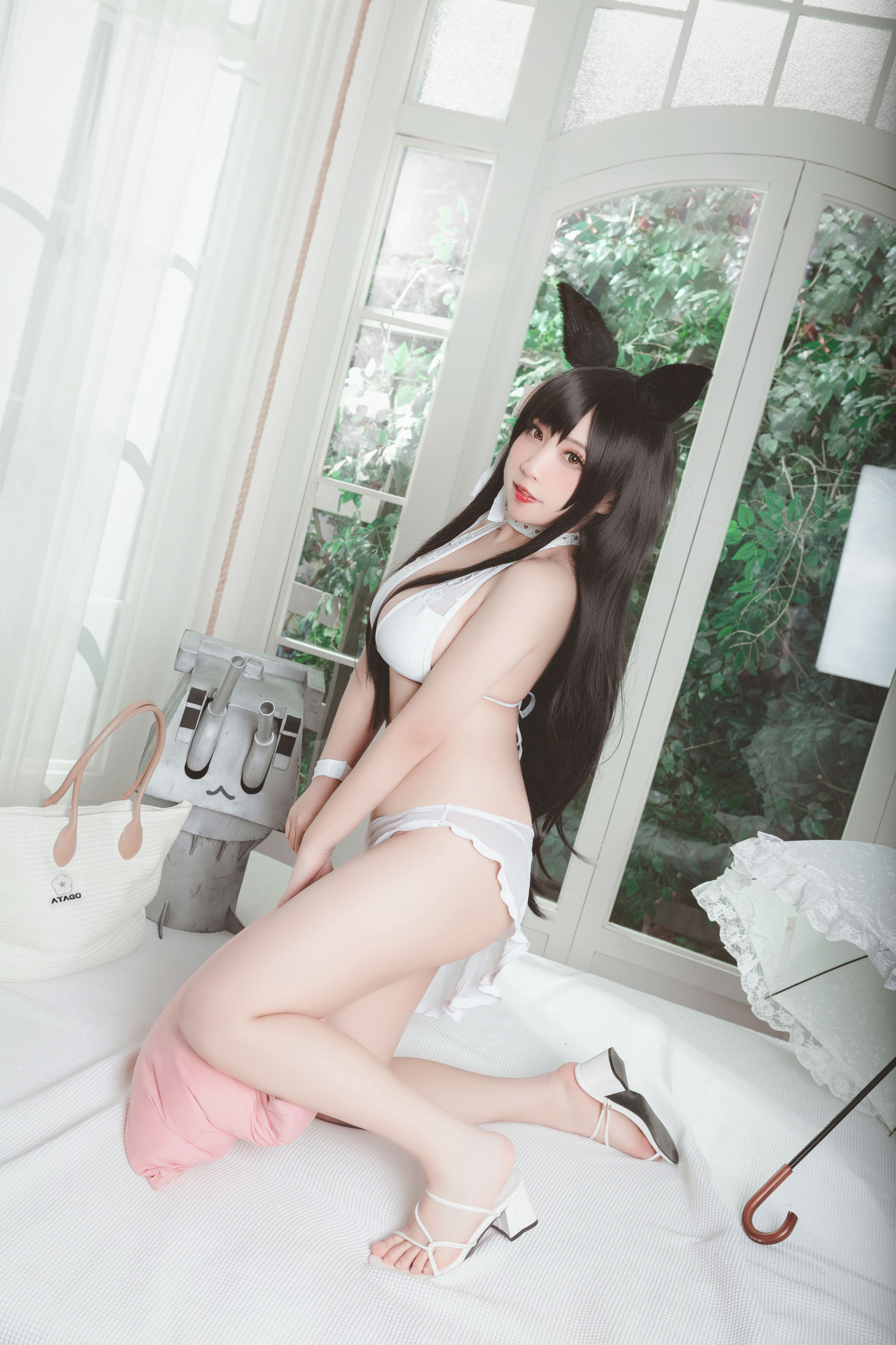 动漫博主貓田聖奈奈 – 爱宕泳装 盛夏进行曲 [25P] - 秀人网免费无水印在线套图写真