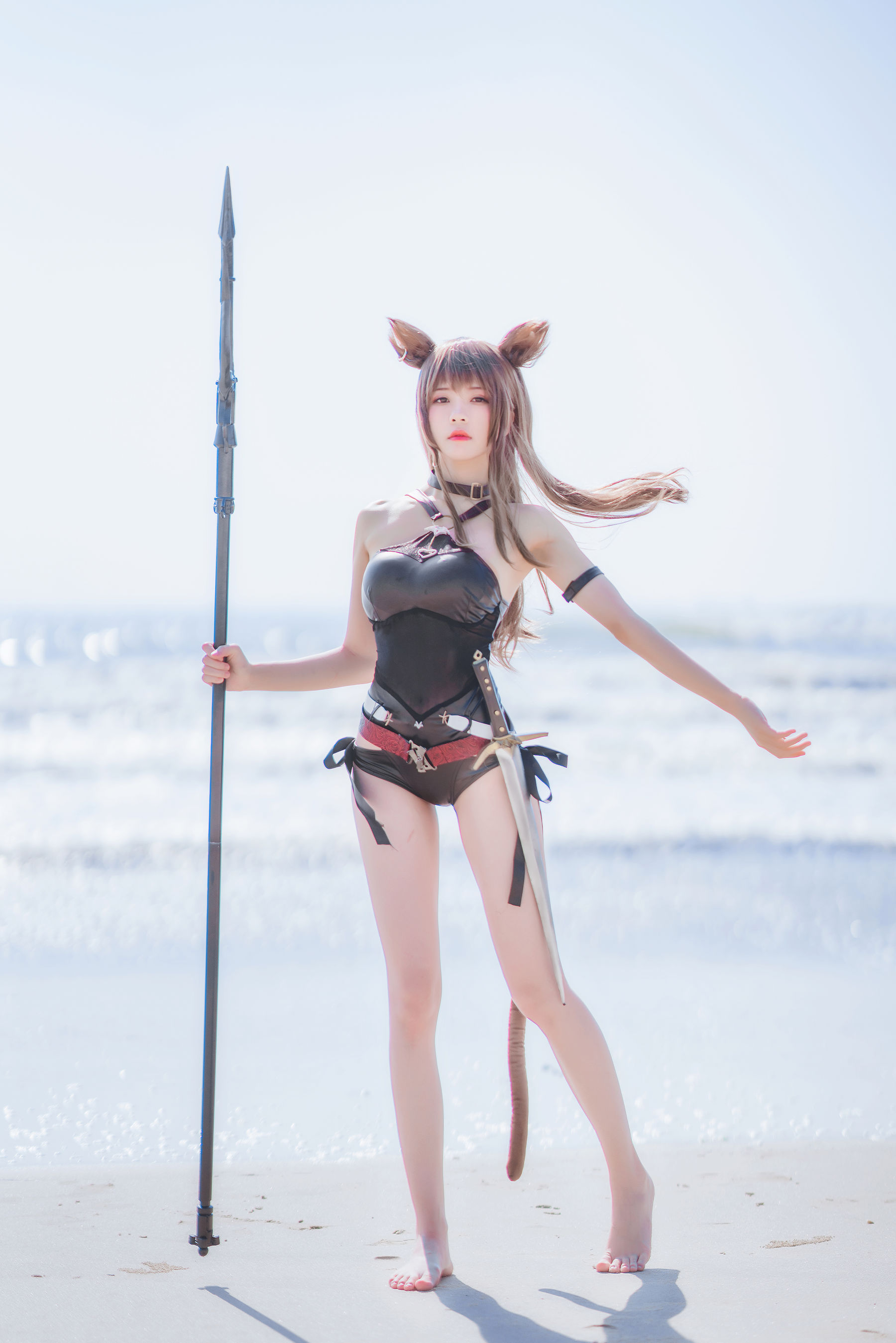 桜桃喵 天火泳装 [25P] - 秀人网免费无水印在线套图写真