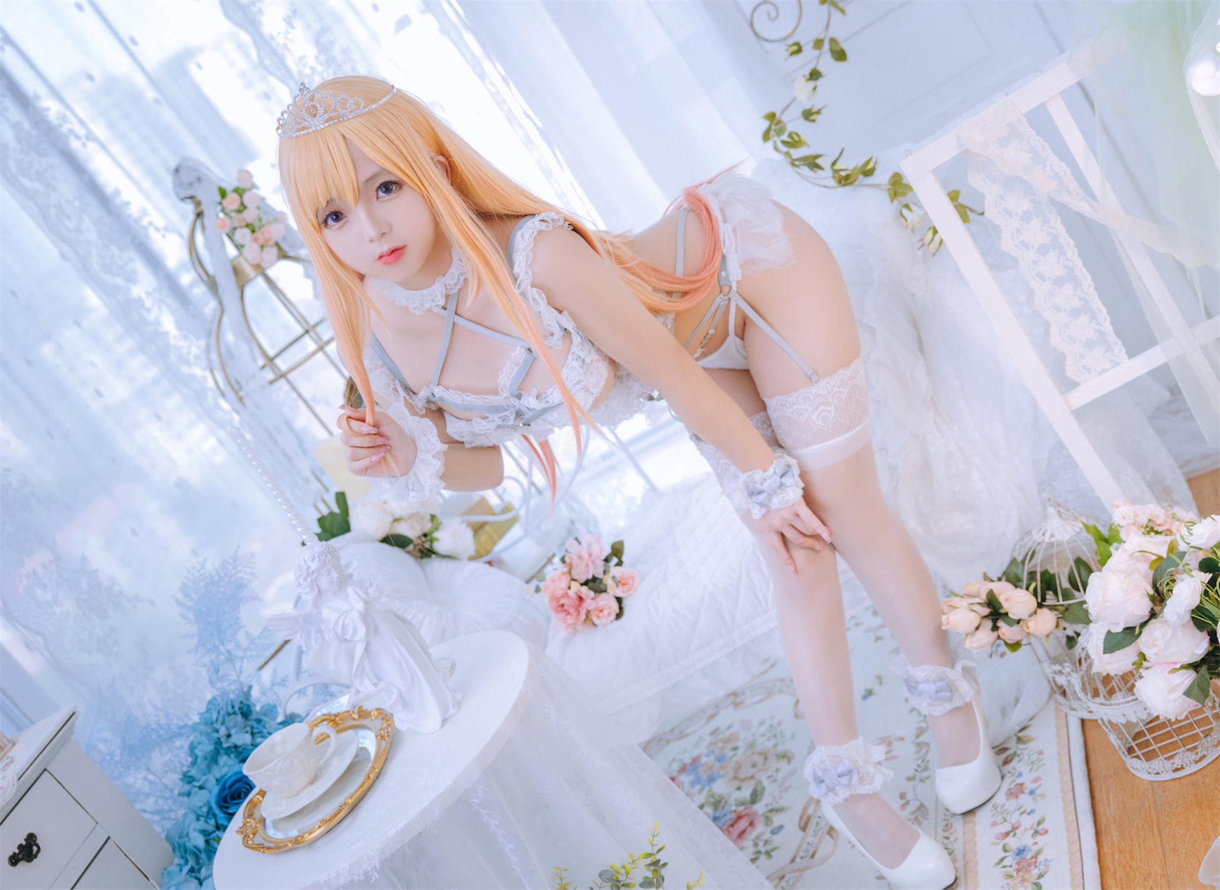 Cosplay日奈娇 – 喜多川海梦 花嫁 [71P] - 秀人网免费无水印在线套图写真