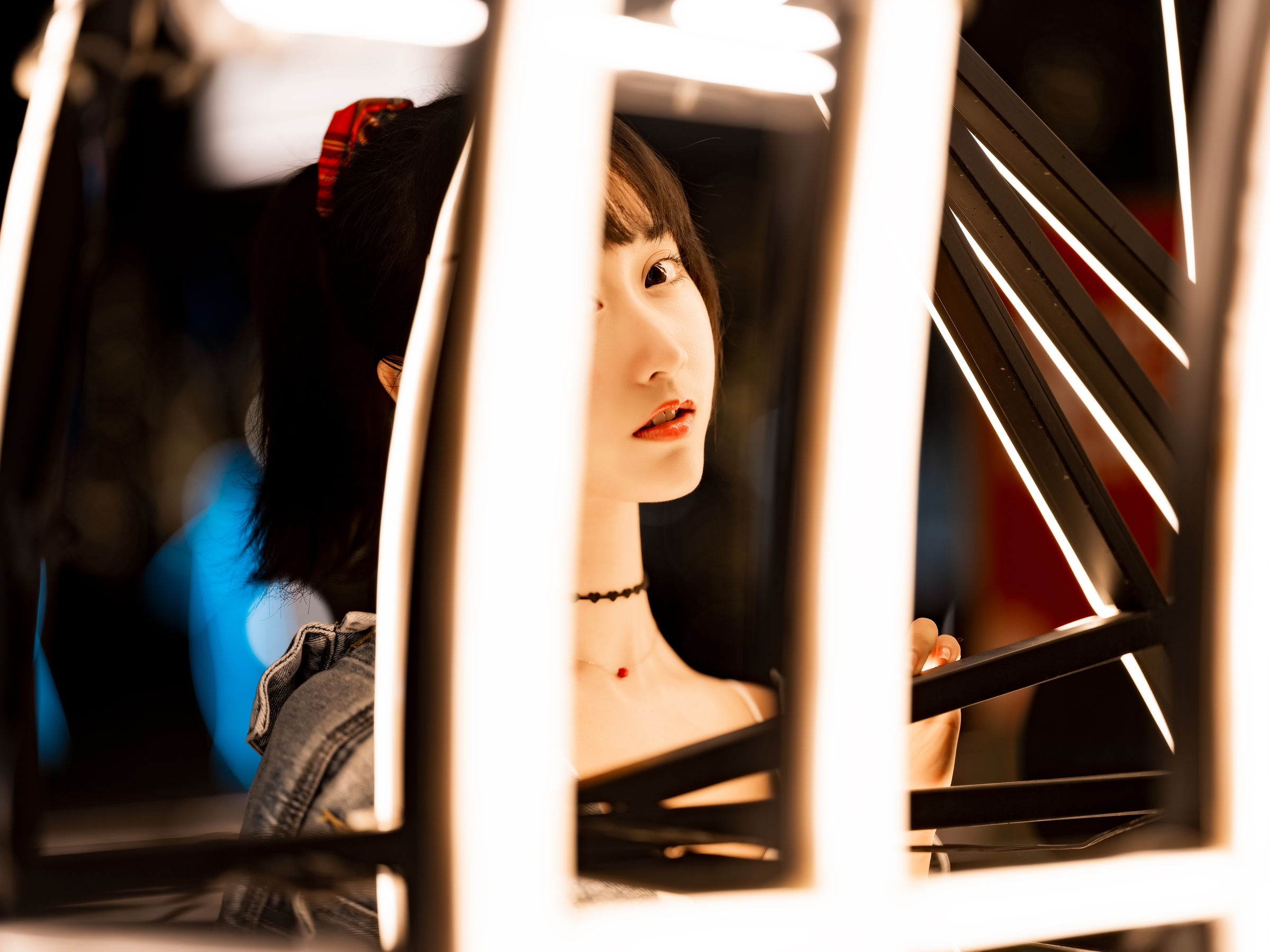 萌系小姐姐木绵绵OwO – 都市夜恋 [26P] - 秀人网免费无水印在线套图写真