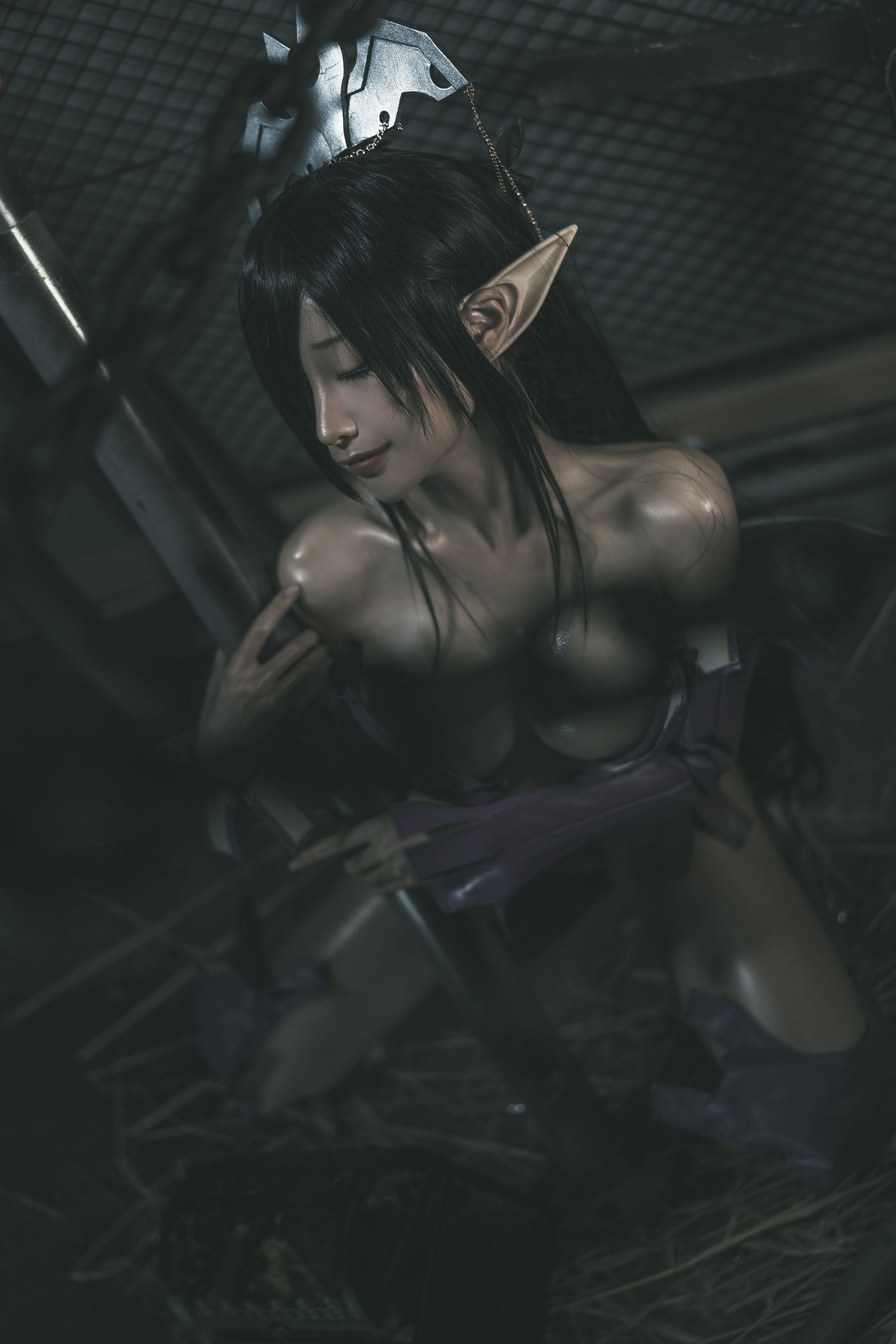 动漫博主蠢沫沫 – 黑兽女王 原设 [35P] - 秀人网免费无水印在线套图写真