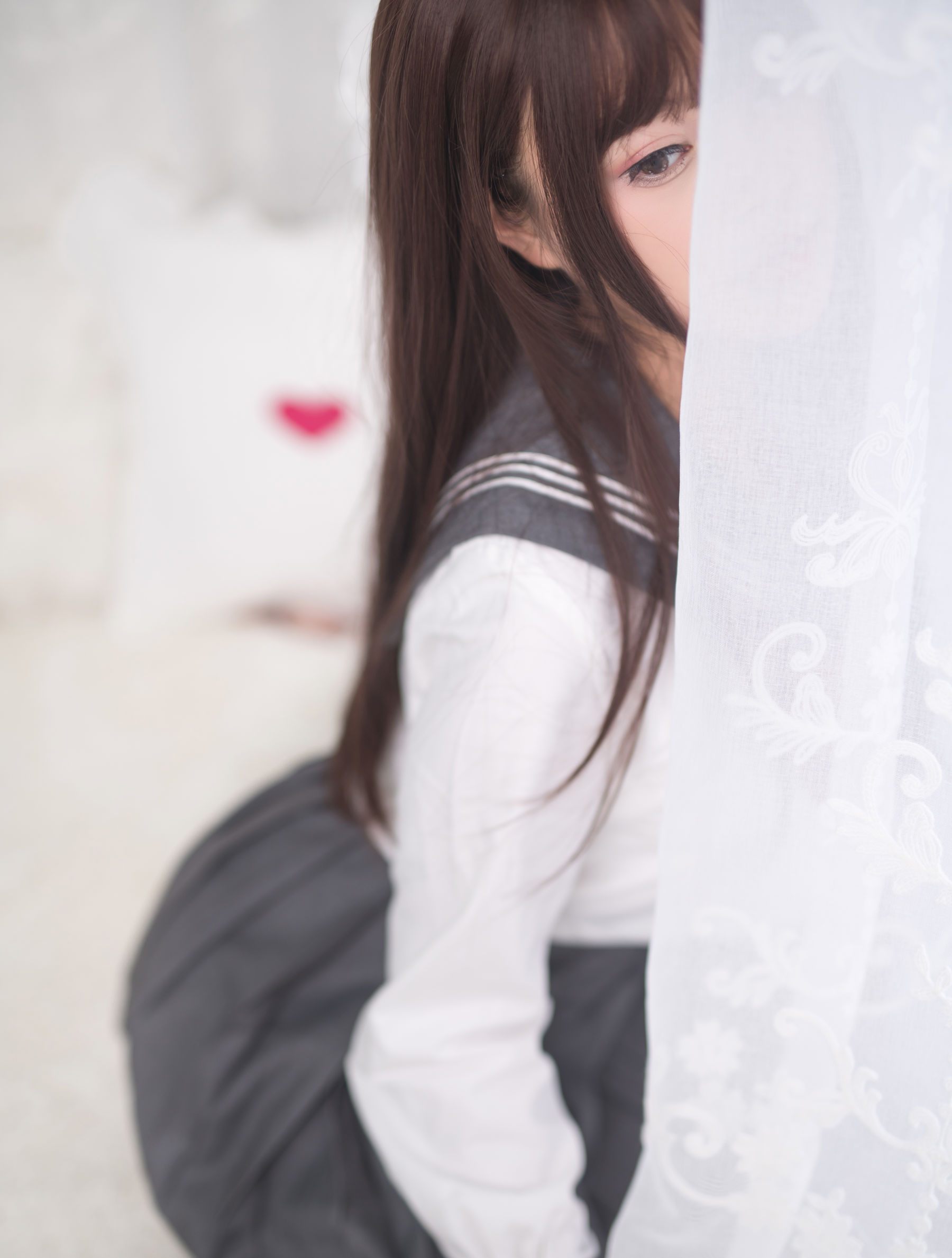 [Cosplay写真] 萌系小姐姐-白烨- – 黑丝制服少女 [60P] - 秀人网免费无水印在线套图写真