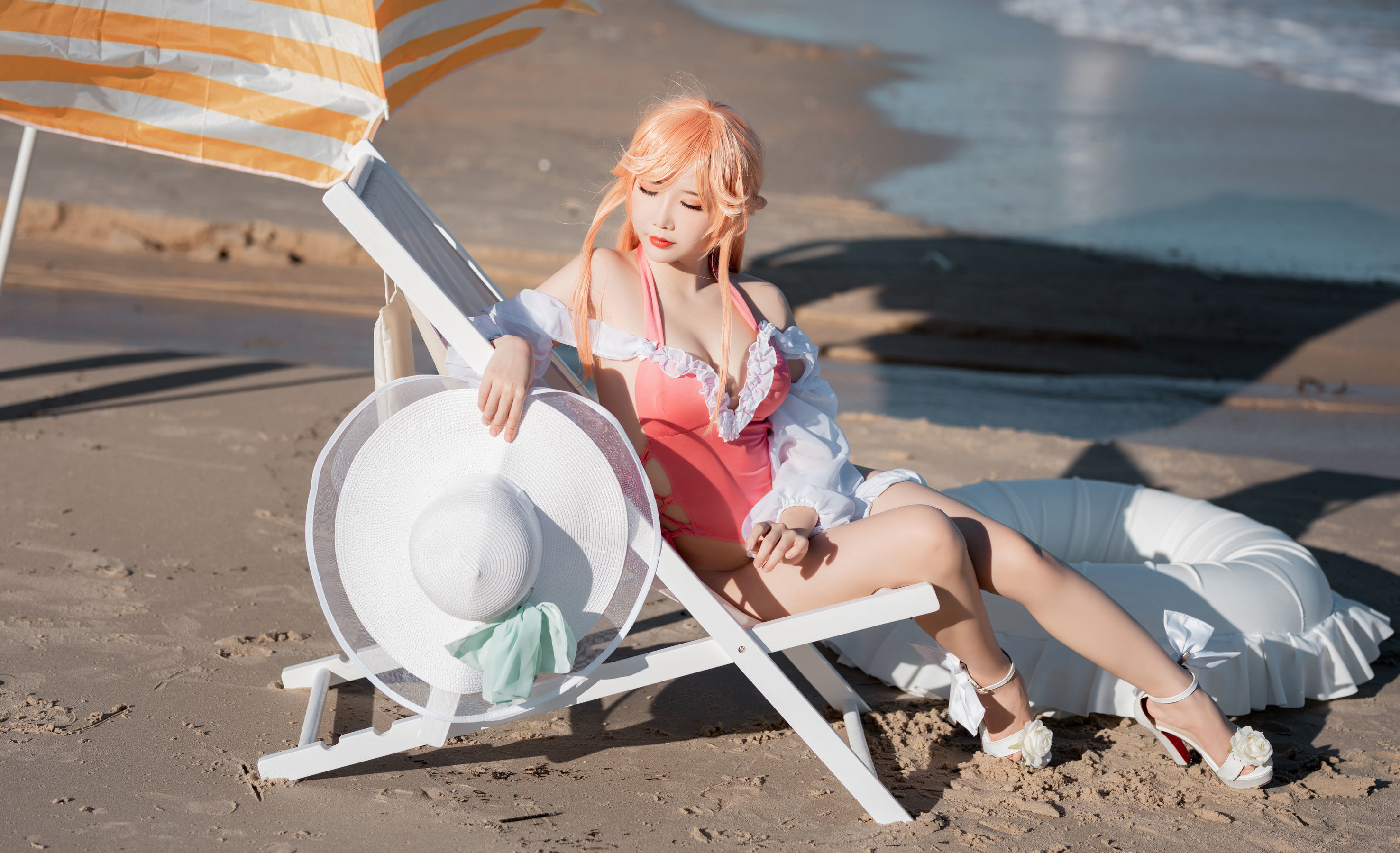 可爱人气Coser面饼仙儿 – 黎塞留 [20P] - 秀人网免费无水印在线套图写真