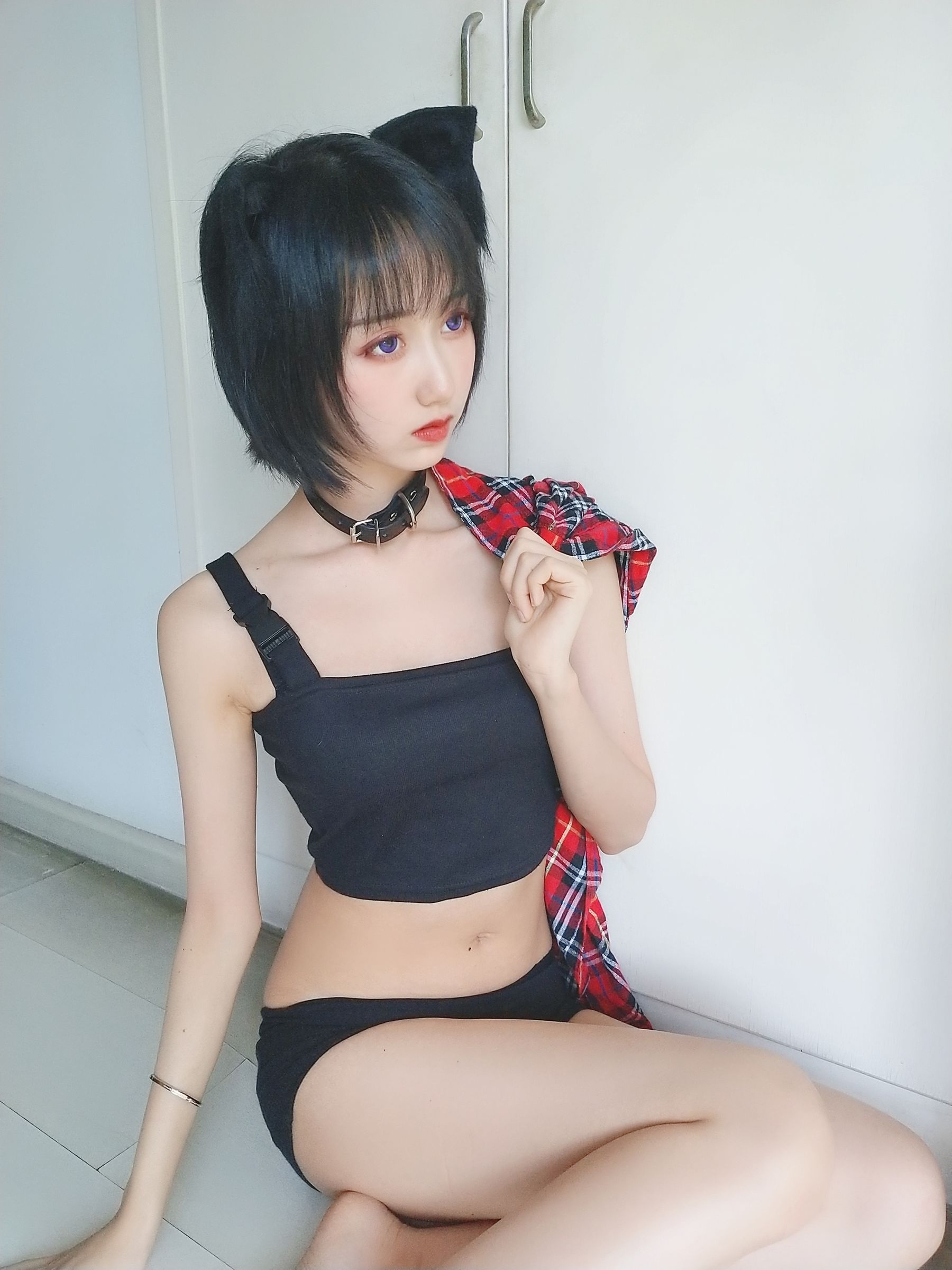 萌系小姐姐木绵绵OwO 不良猫 [44P] - 秀人网免费无水印在线套图写真