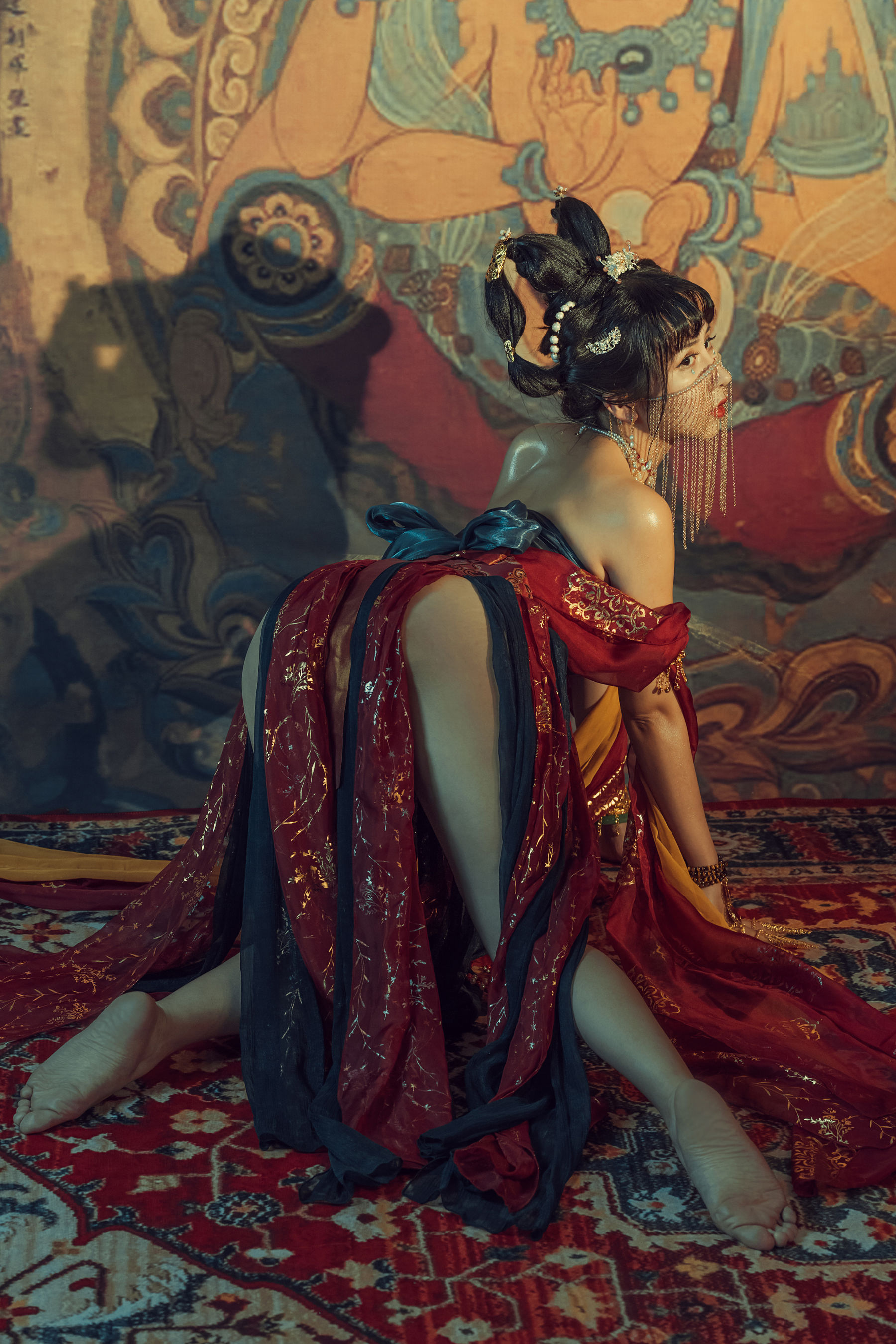 Peach milky – Dunhuang Feitian [45P] - 秀人网免费无水印在线套图写真