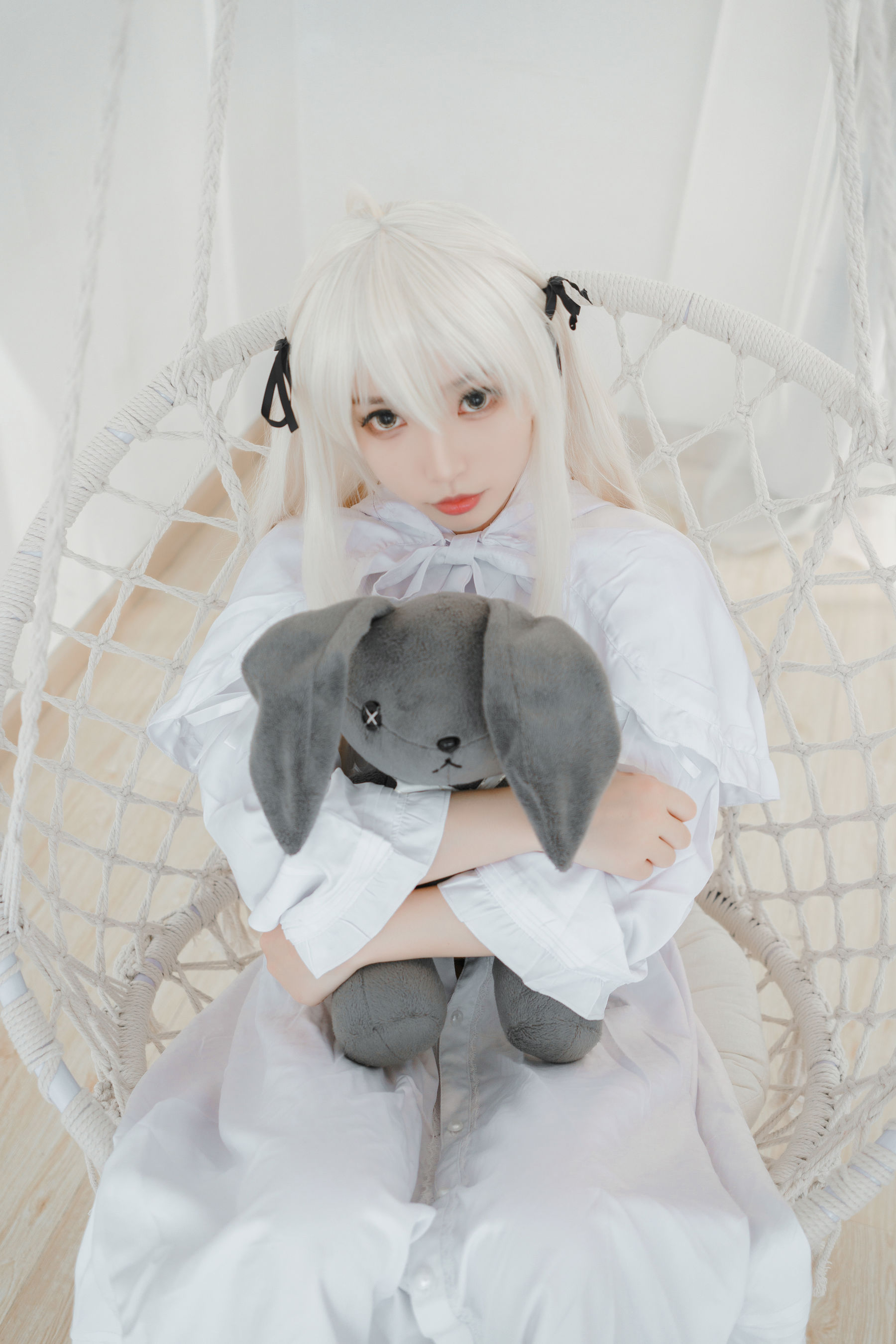 萌妹白易子教主 白裙 [36P] - 秀人网免费无水印在线套图写真