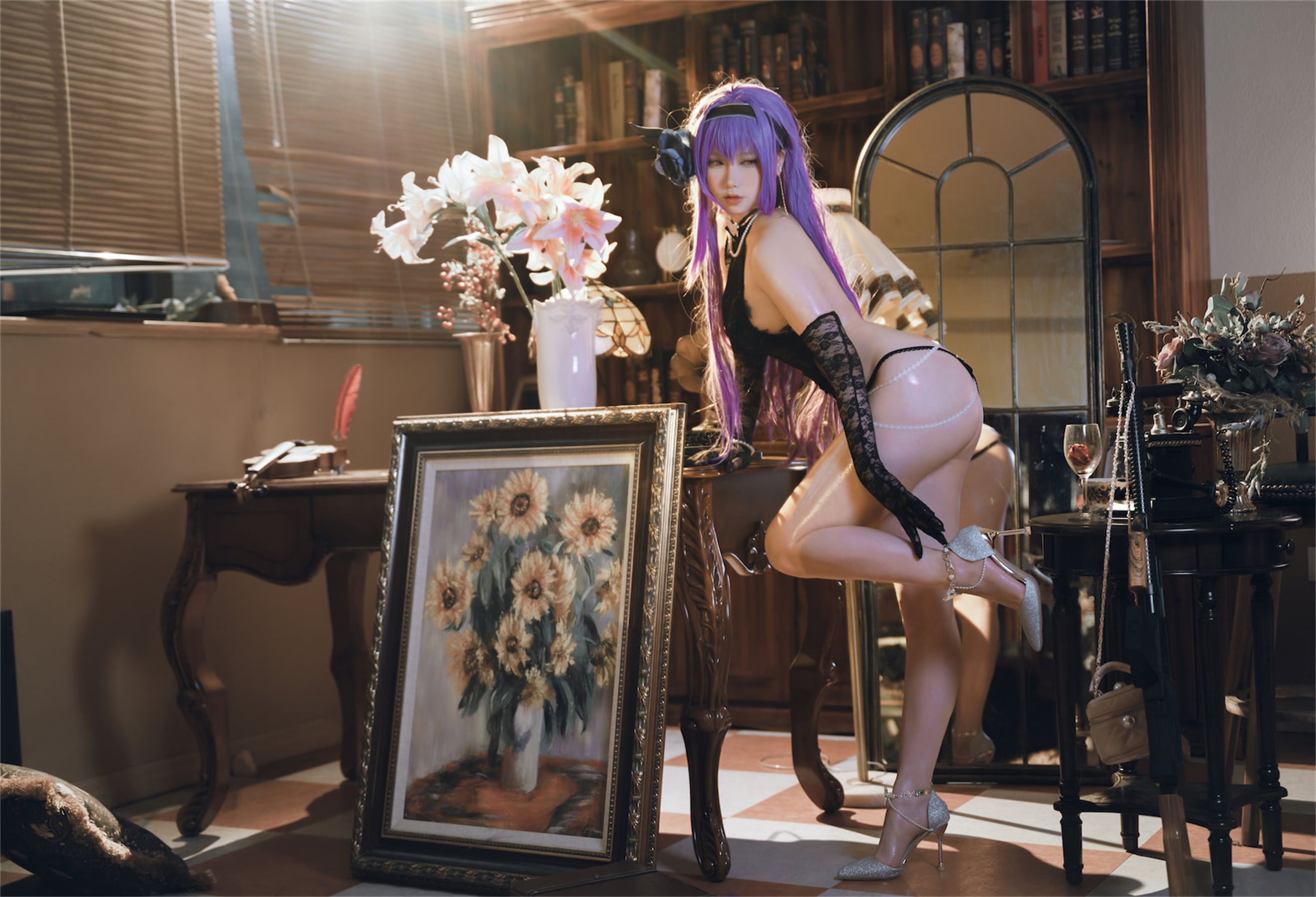 一北亦北 – 暗蔷摇曳 [25P] - 秀人网免费无水印在线套图写真