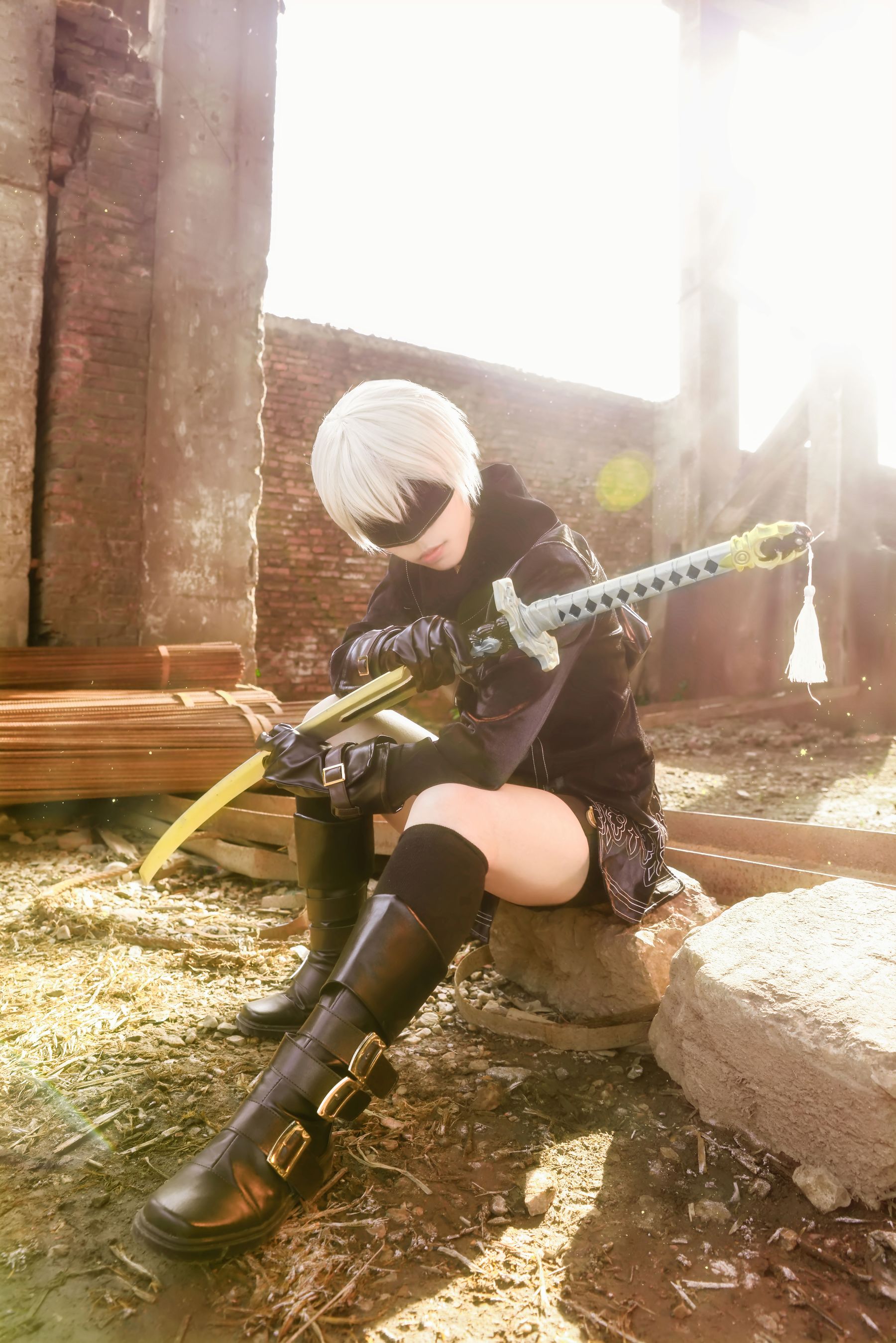 萌妹白易子教主 – 尼尔机械纪元 [23P] - 秀人网免费无水印在线套图写真