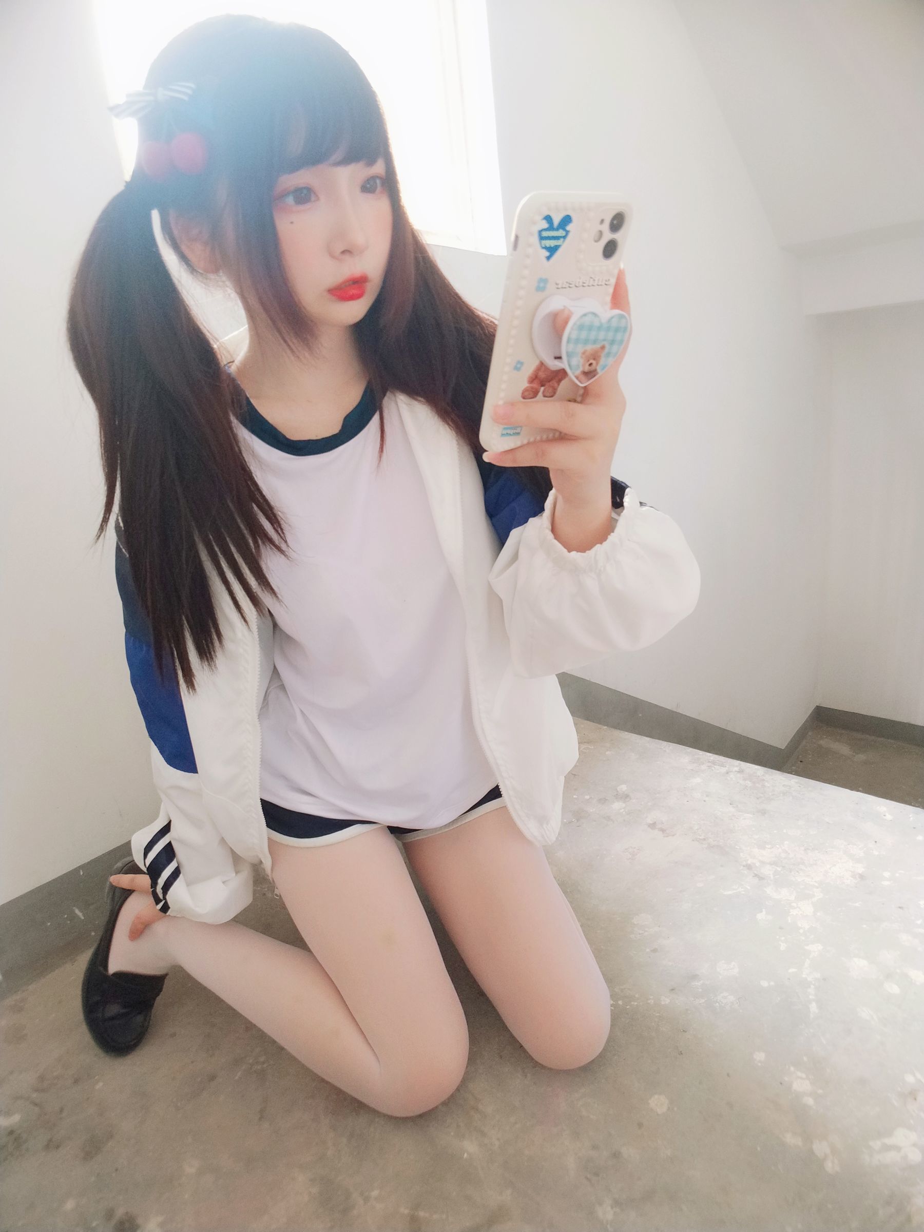 二次元美女古川kagura – 白丝体操运动服 [43P] - 秀人网免费无水印在线套图写真