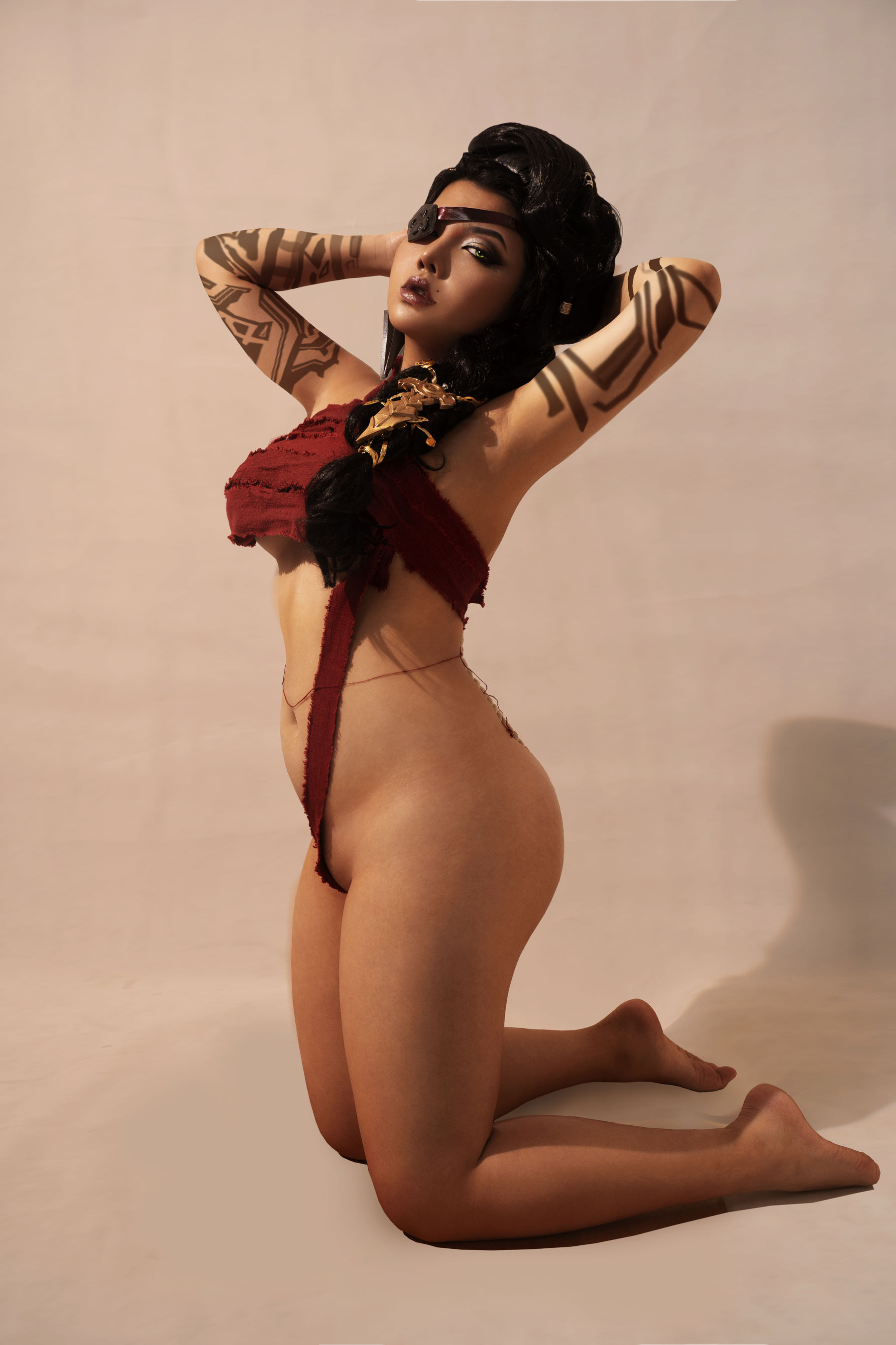 千煌弑夜 – Desert Rose Samira [22P] - 秀人网免费无水印在线套图写真