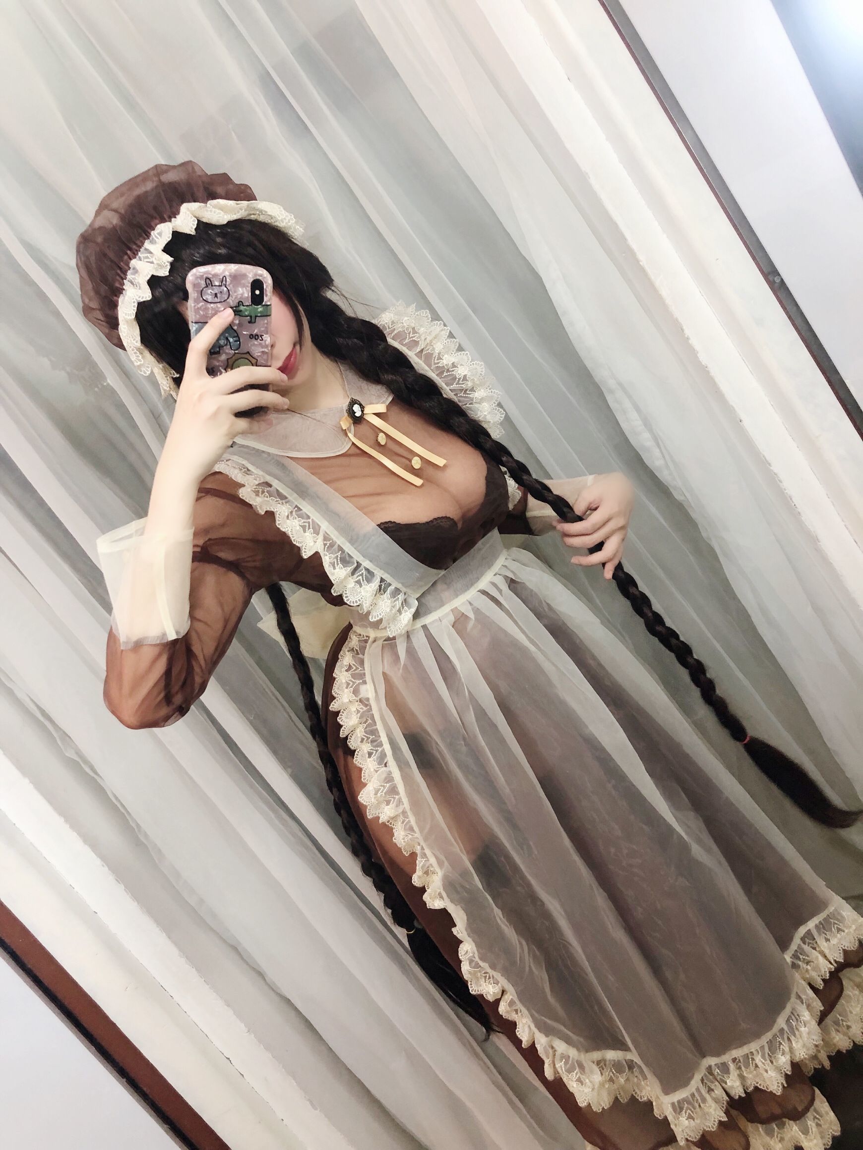 二次元巨乳美女鹿野希 透明女仆 [97P] - 秀人网免费无水印在线套图写真