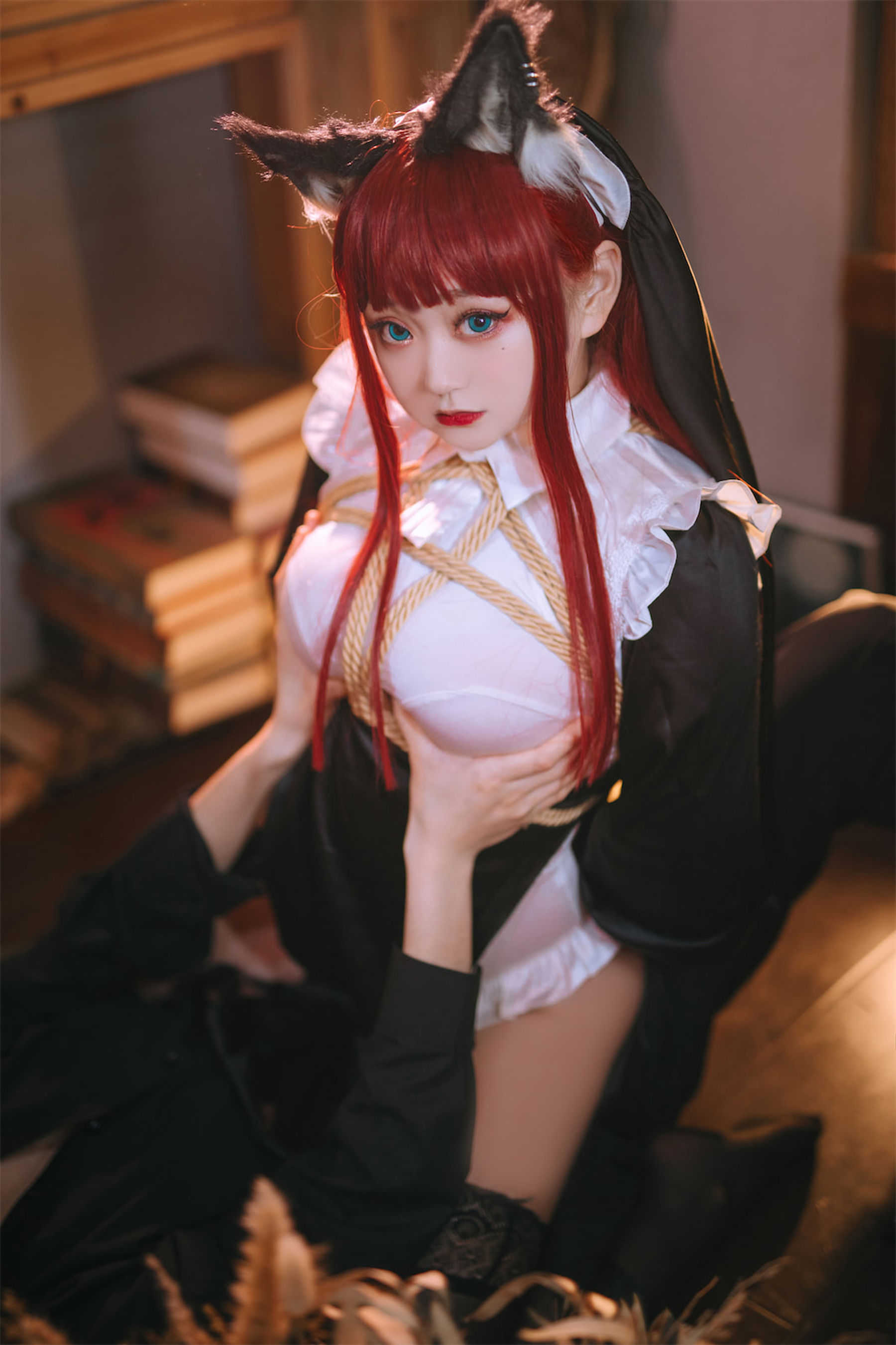 动漫博主恩田直幸 – 修女 [61P] - 秀人网免费无水印在线套图写真