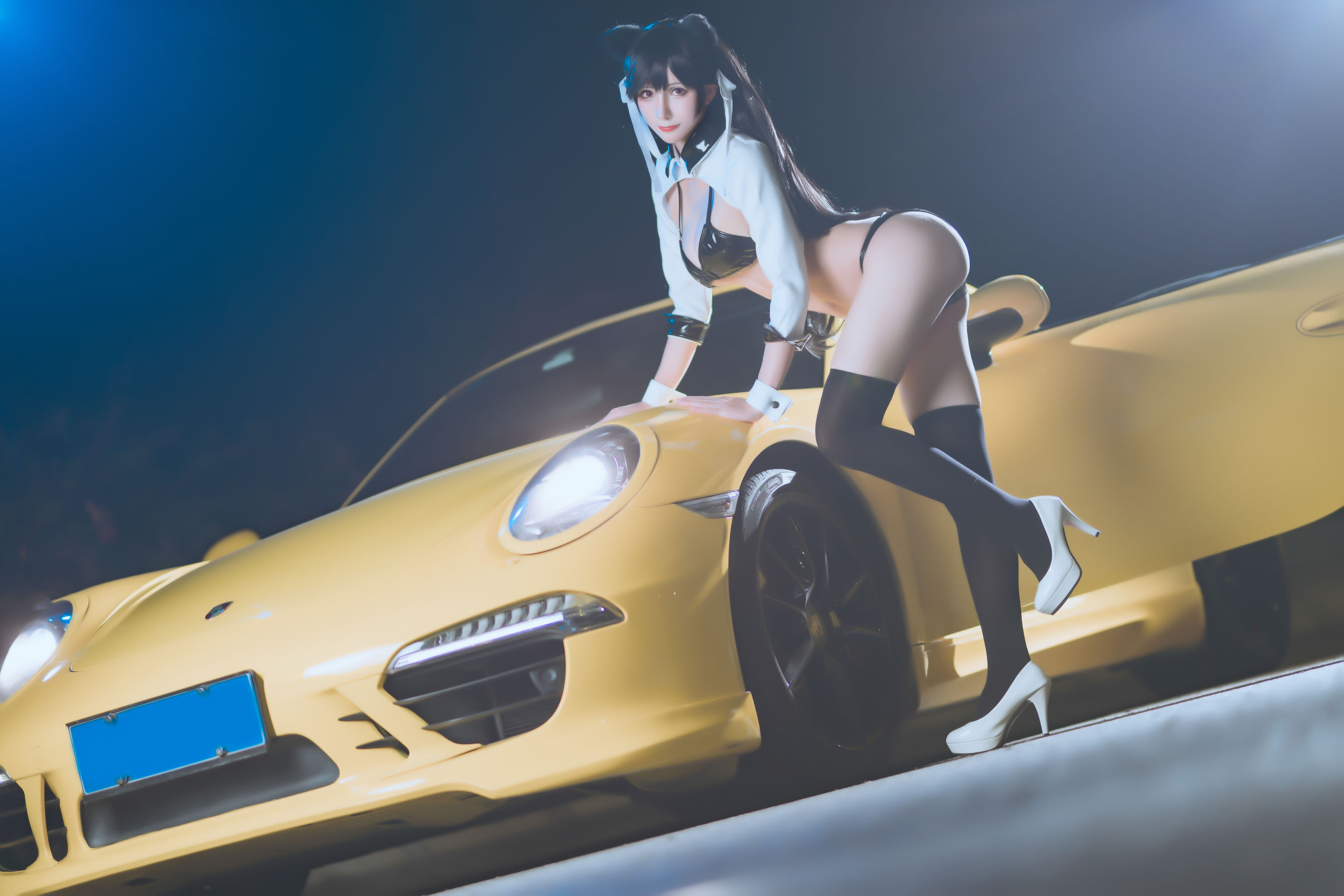 masaki雅祈 – 碧蓝航线 赛车爱宕 [23P] - 秀人网免费无水印在线套图写真