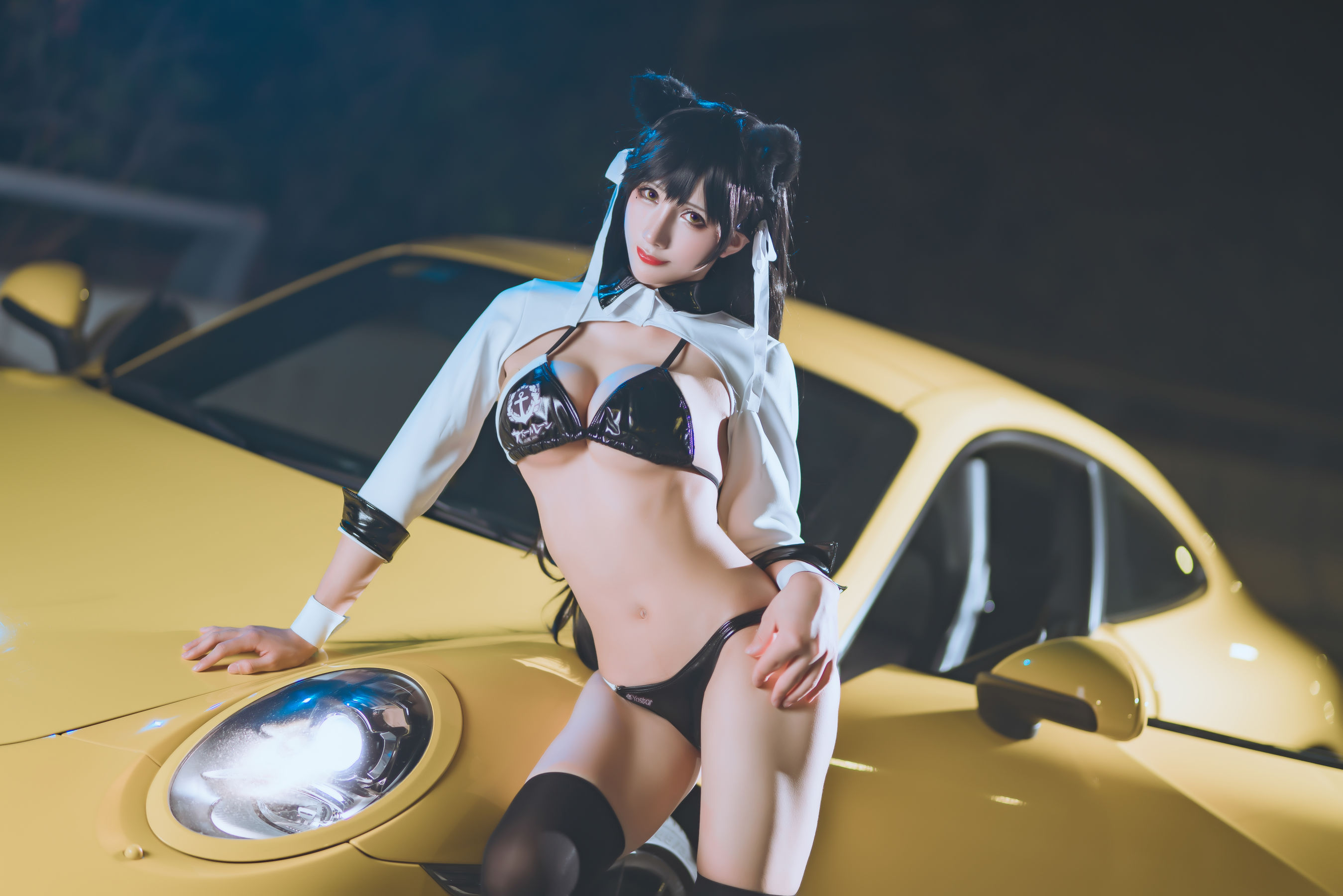 masaki雅祈 – 碧蓝航线 赛车爱宕 [23P] - 秀人网免费无水印在线套图写真