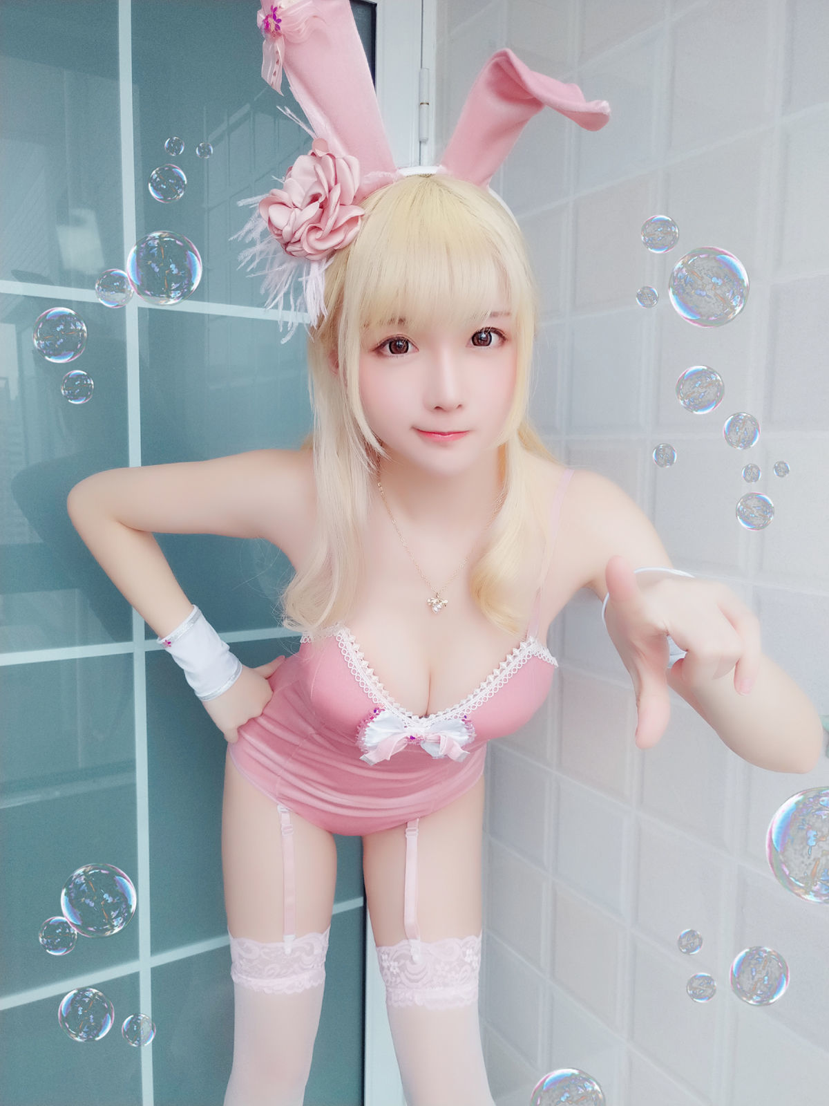 [萝莉COS] 星之迟迟 VOL.01 粉红泡泡包 [56P] - 秀人网免费无水印在线套图写真