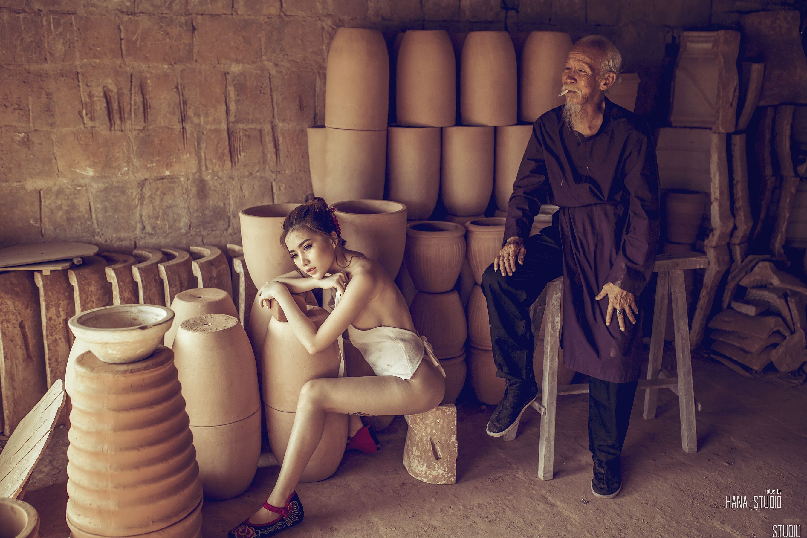 [越南美女] Thuy Nga Pham 越南陶瓷村性感 [103P] - 秀人网免费无水印在线套图写真