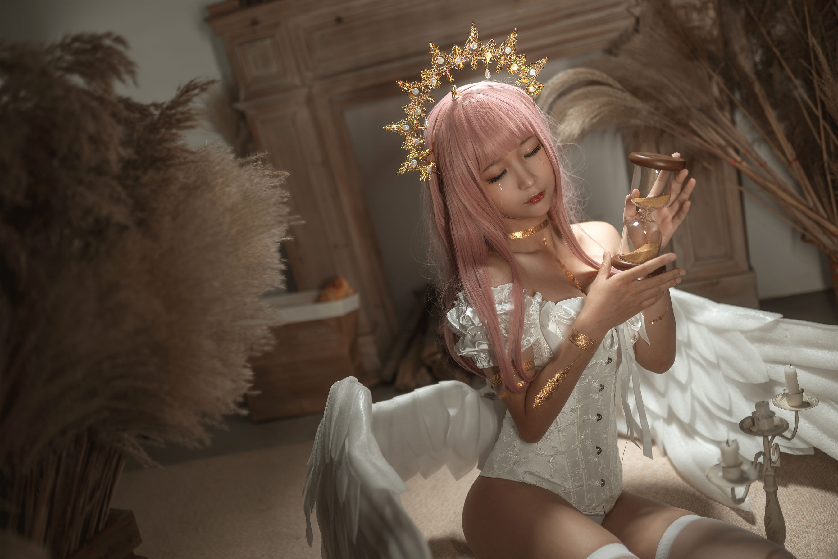 动漫博主蠢沫沫 – 圣天使 [40P] - 秀人网免费无水印在线套图写真