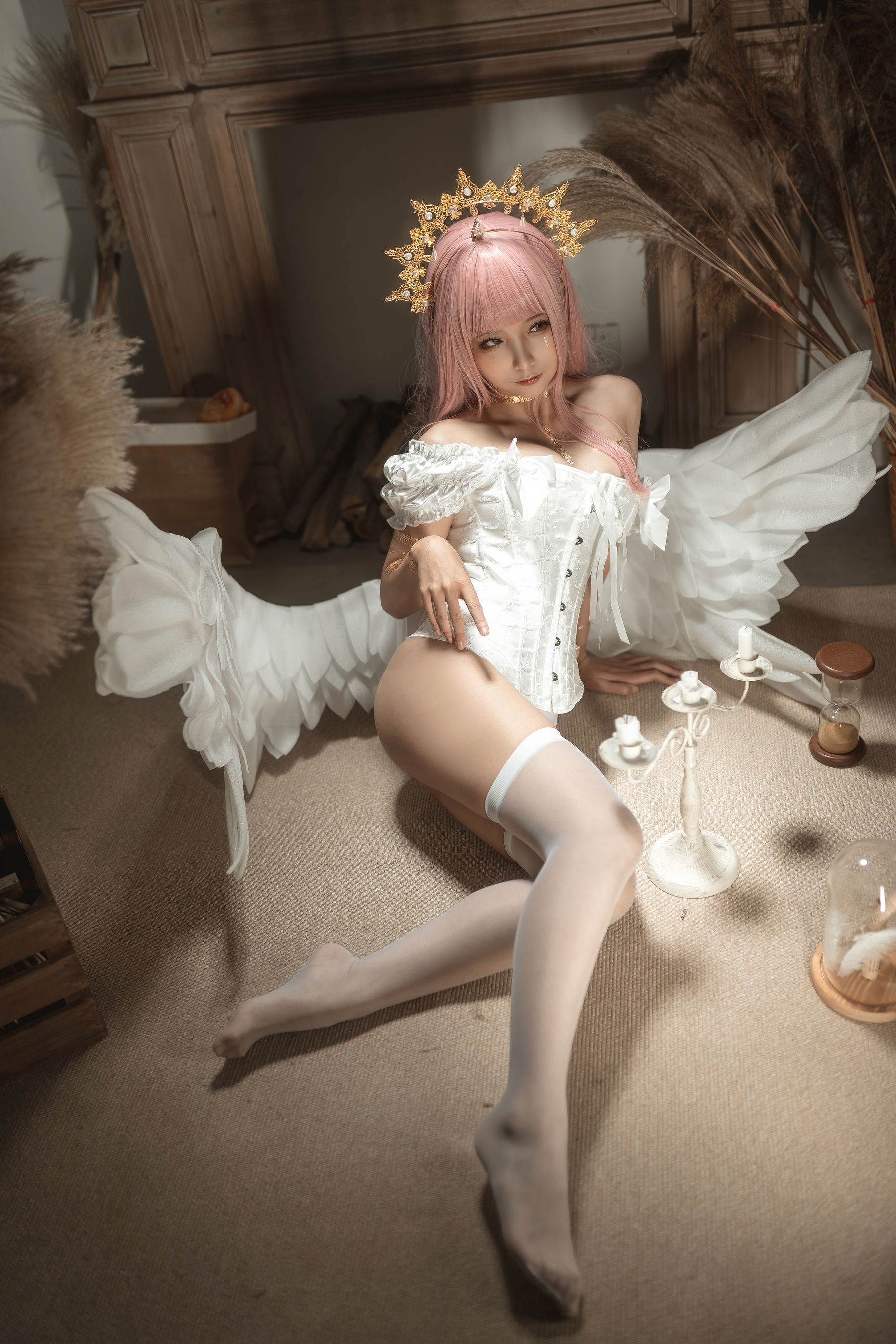 动漫博主蠢沫沫 – 圣天使 [40P] - 秀人网免费无水印在线套图写真