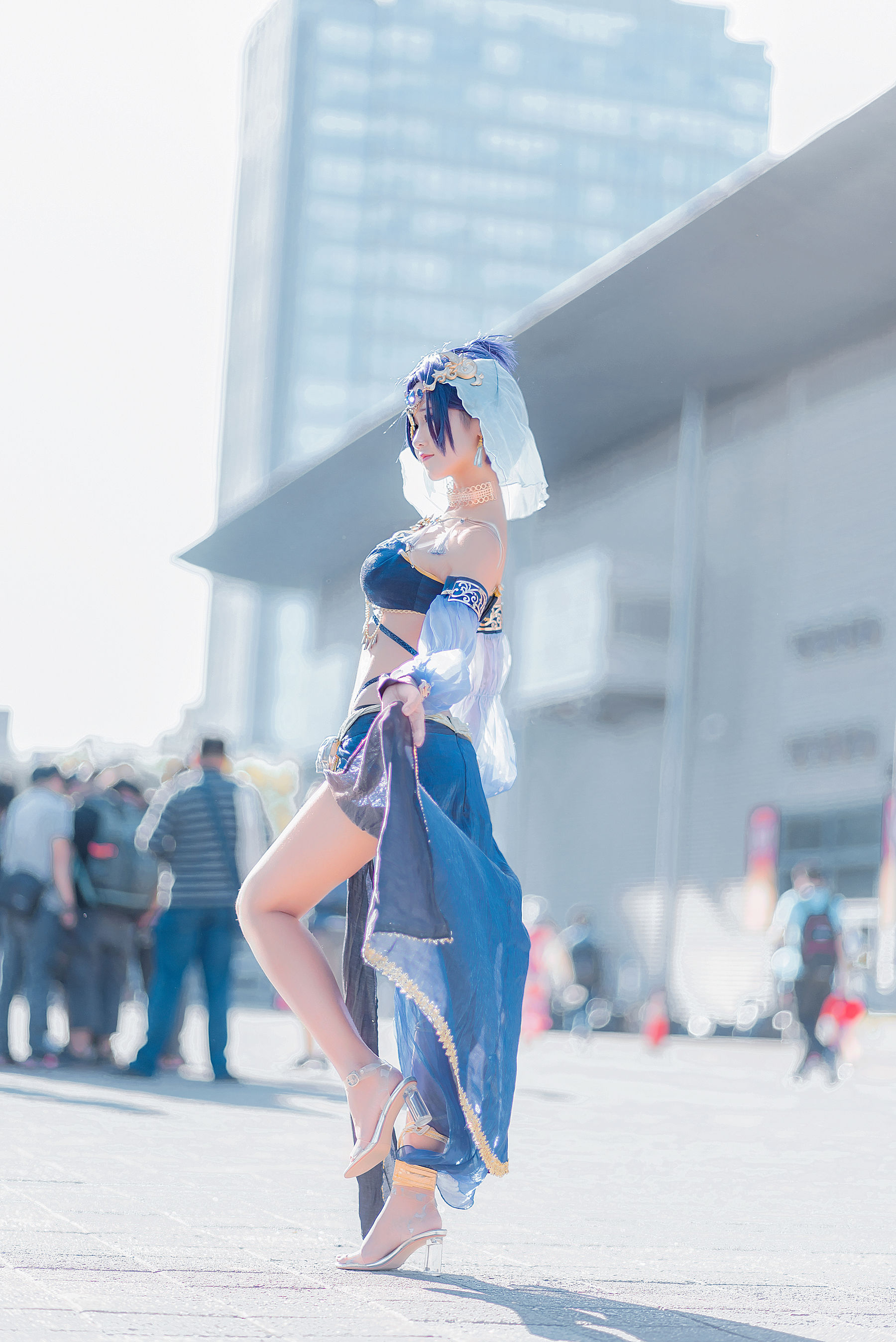 微博妹子三度_69 – 一千零一夜 [9P] - 秀人网免费无水印在线套图写真