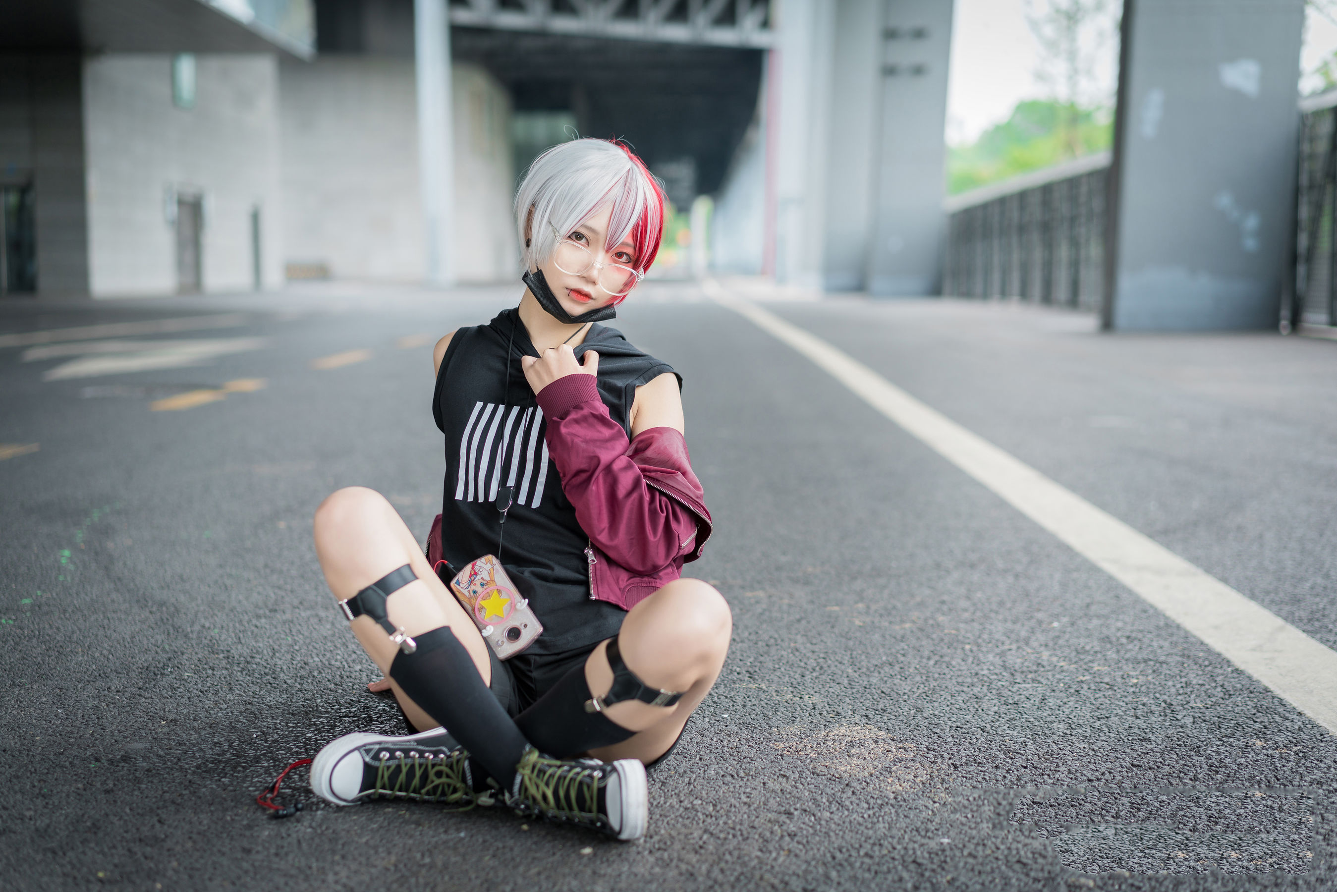 清纯少女五更百鬼 – 场照 [8P] - 秀人网免费无水印在线套图写真