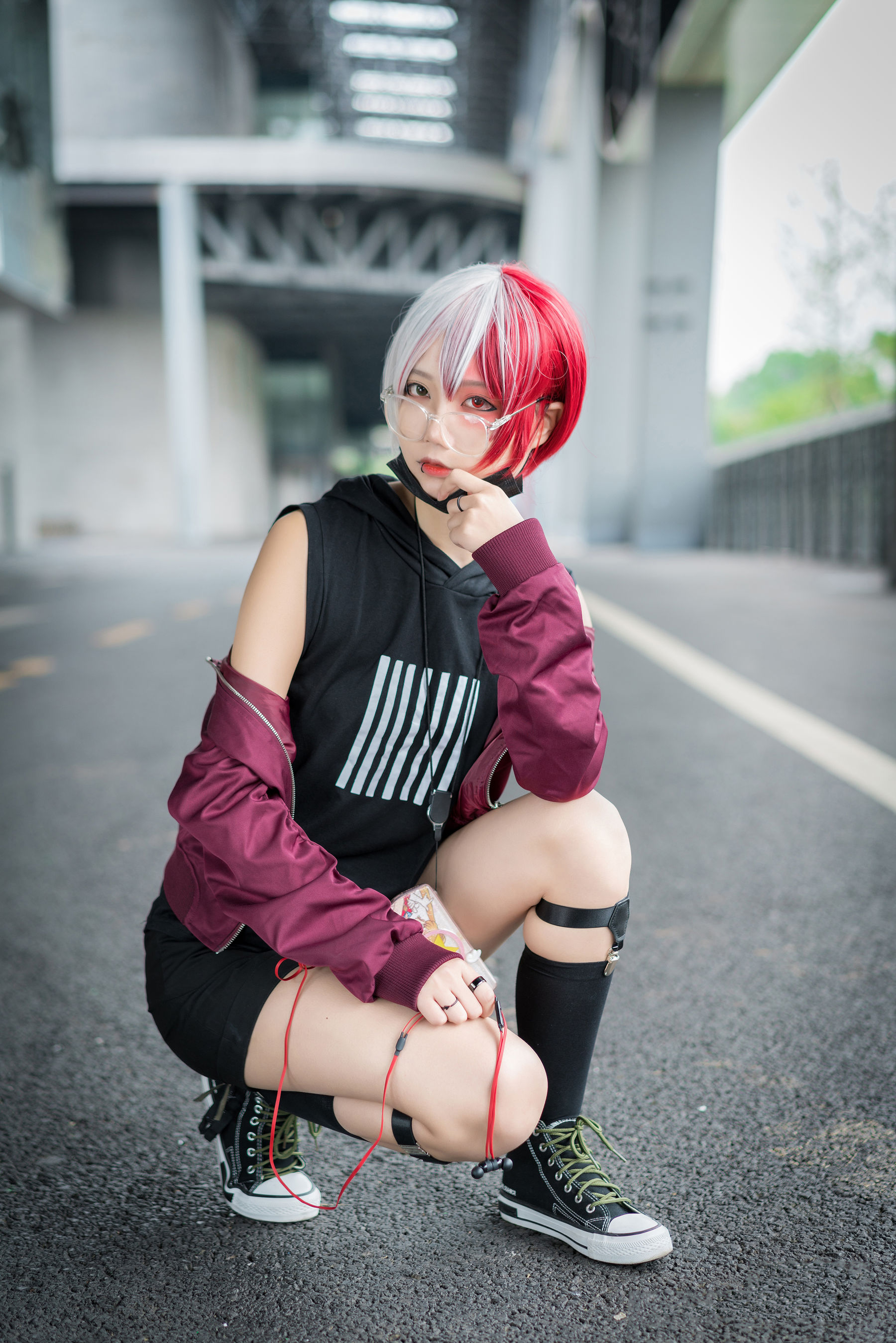 清纯少女五更百鬼 – 场照 [8P] - 秀人网免费无水印在线套图写真