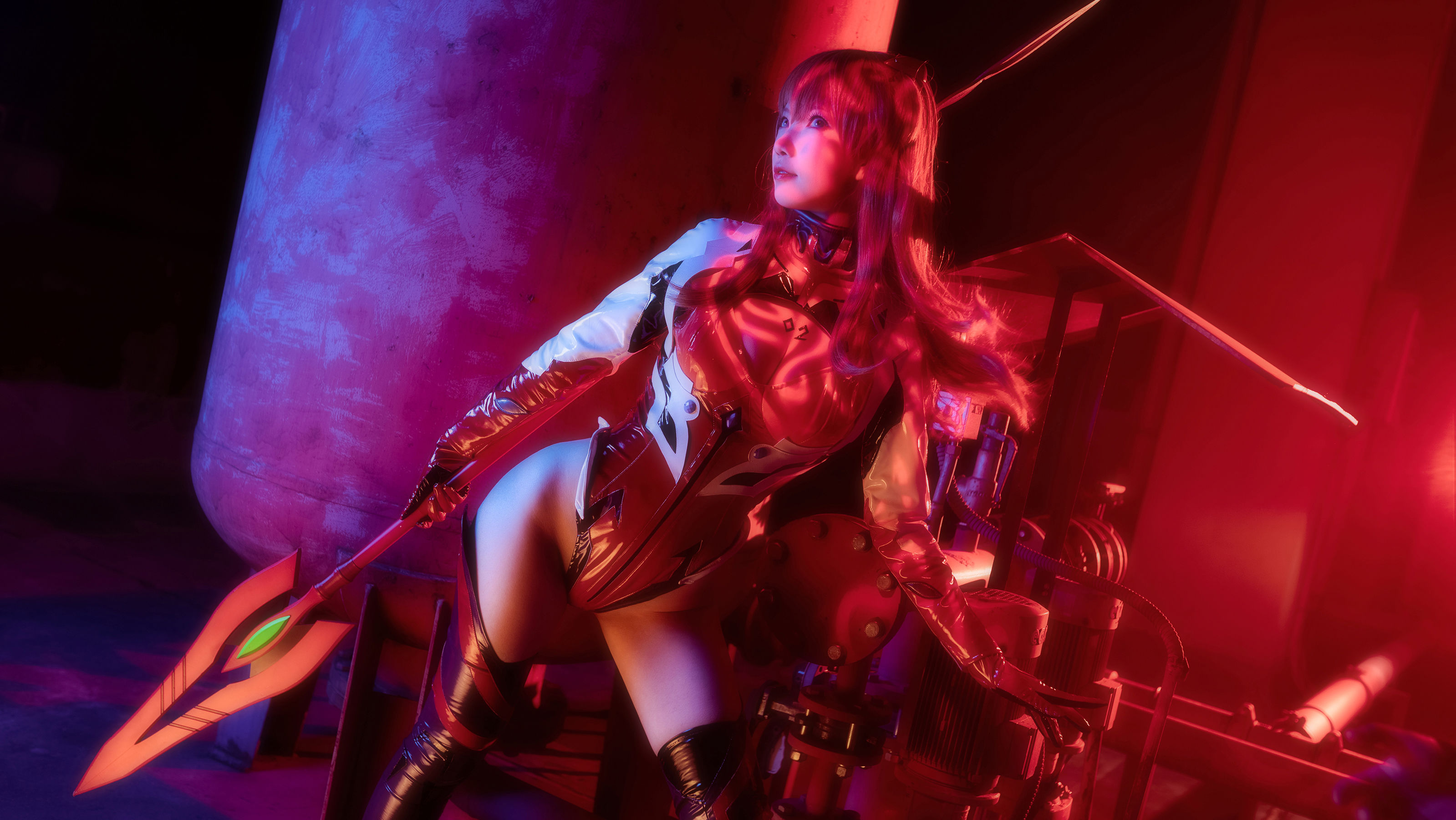 大胸萌妹妖少you1 – 明日香 [8P] - 秀人网免费无水印在线套图写真