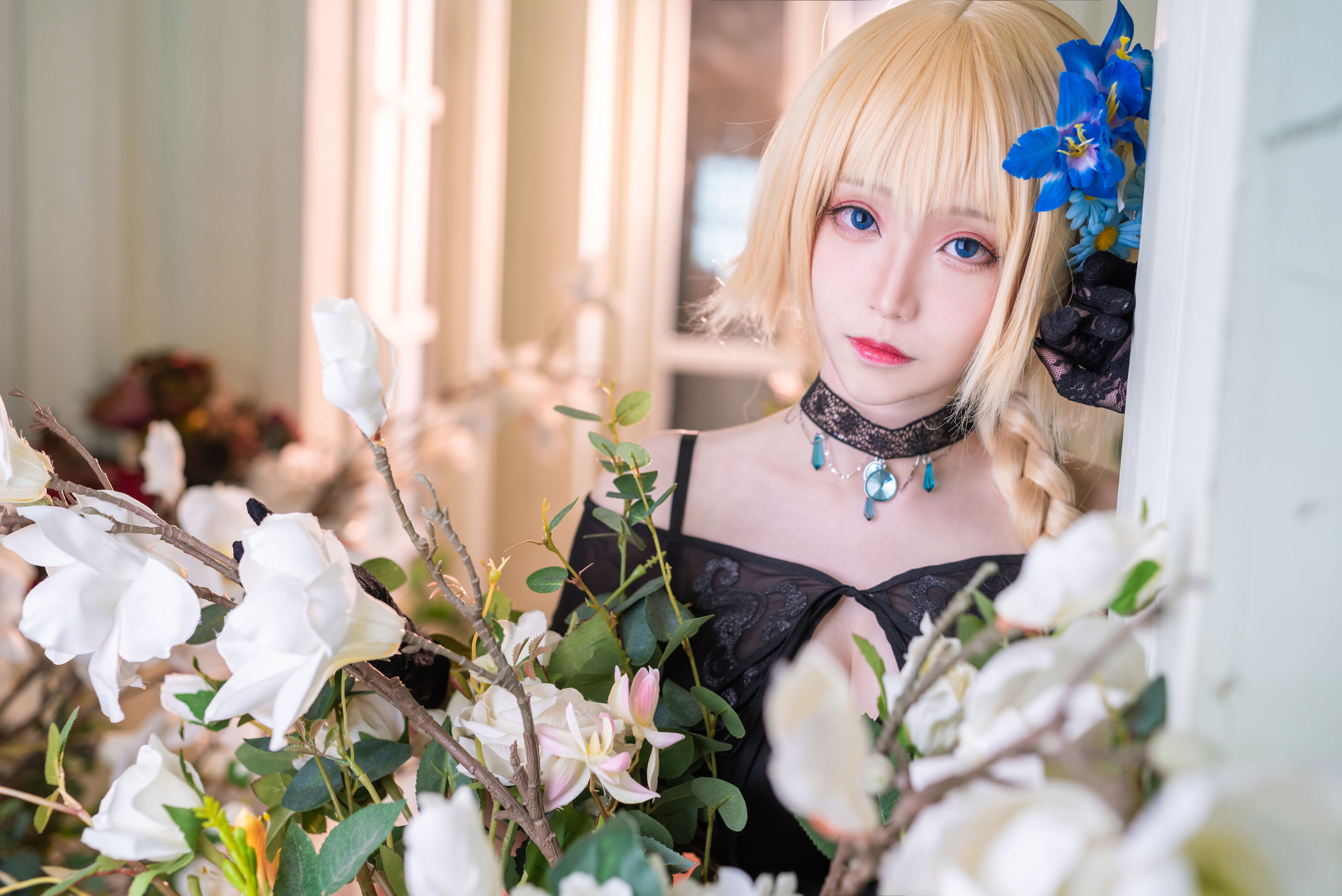 长腿Coser青青子Js 礼服贞德 [13P] - 秀人网免费无水印在线套图写真