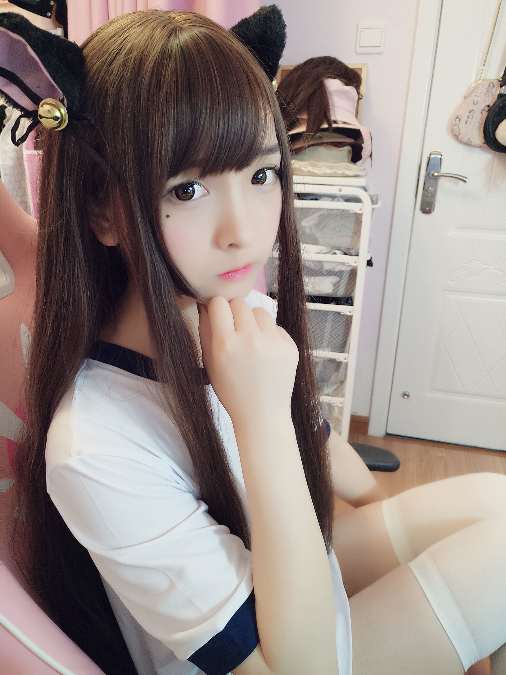 二次元美女古川kagura – 猫耳体操 [11P] - 秀人网免费无水印在线套图写真