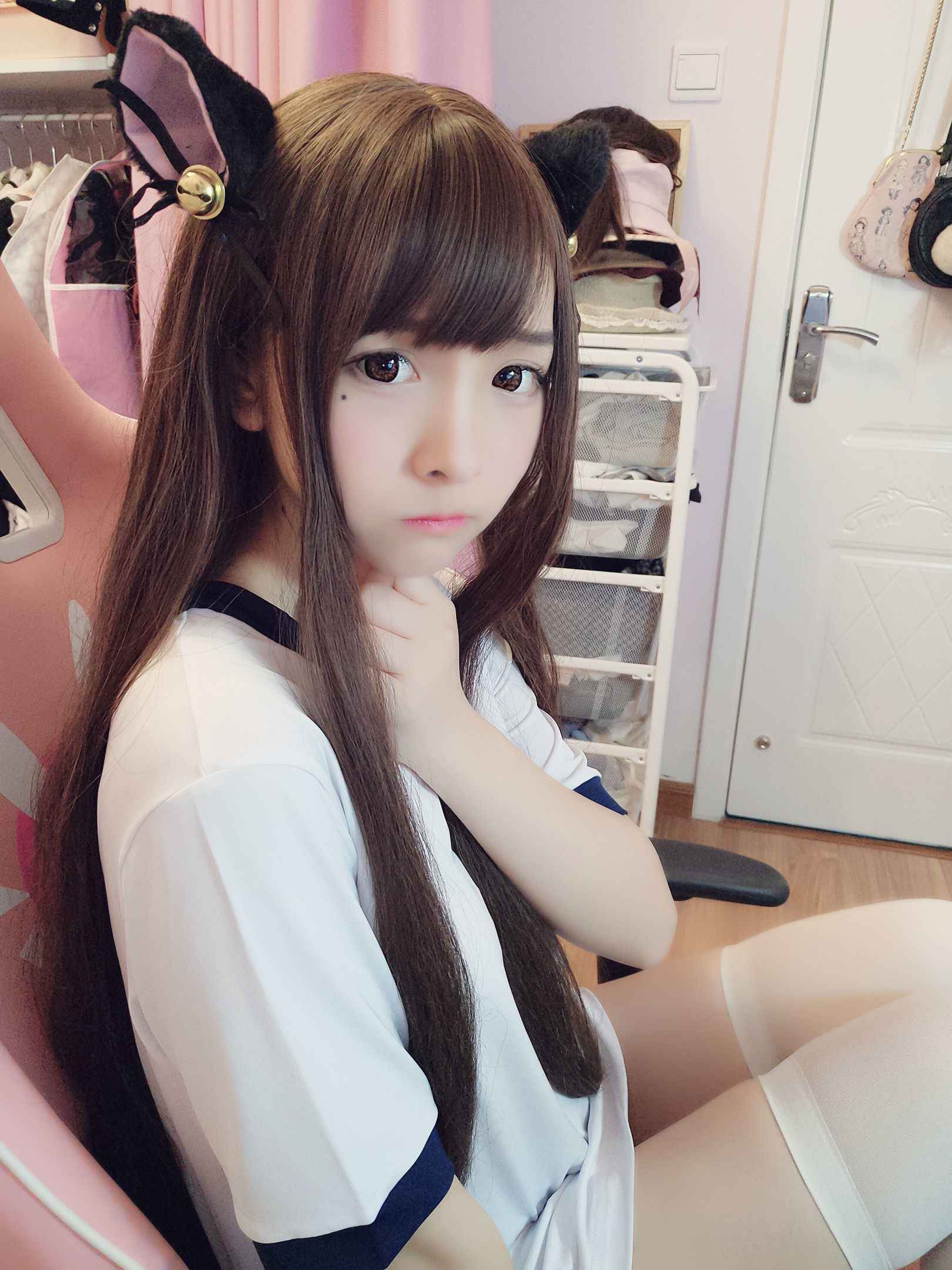 二次元美女古川kagura – 猫耳体操 [11P] - 秀人网免费无水印在线套图写真