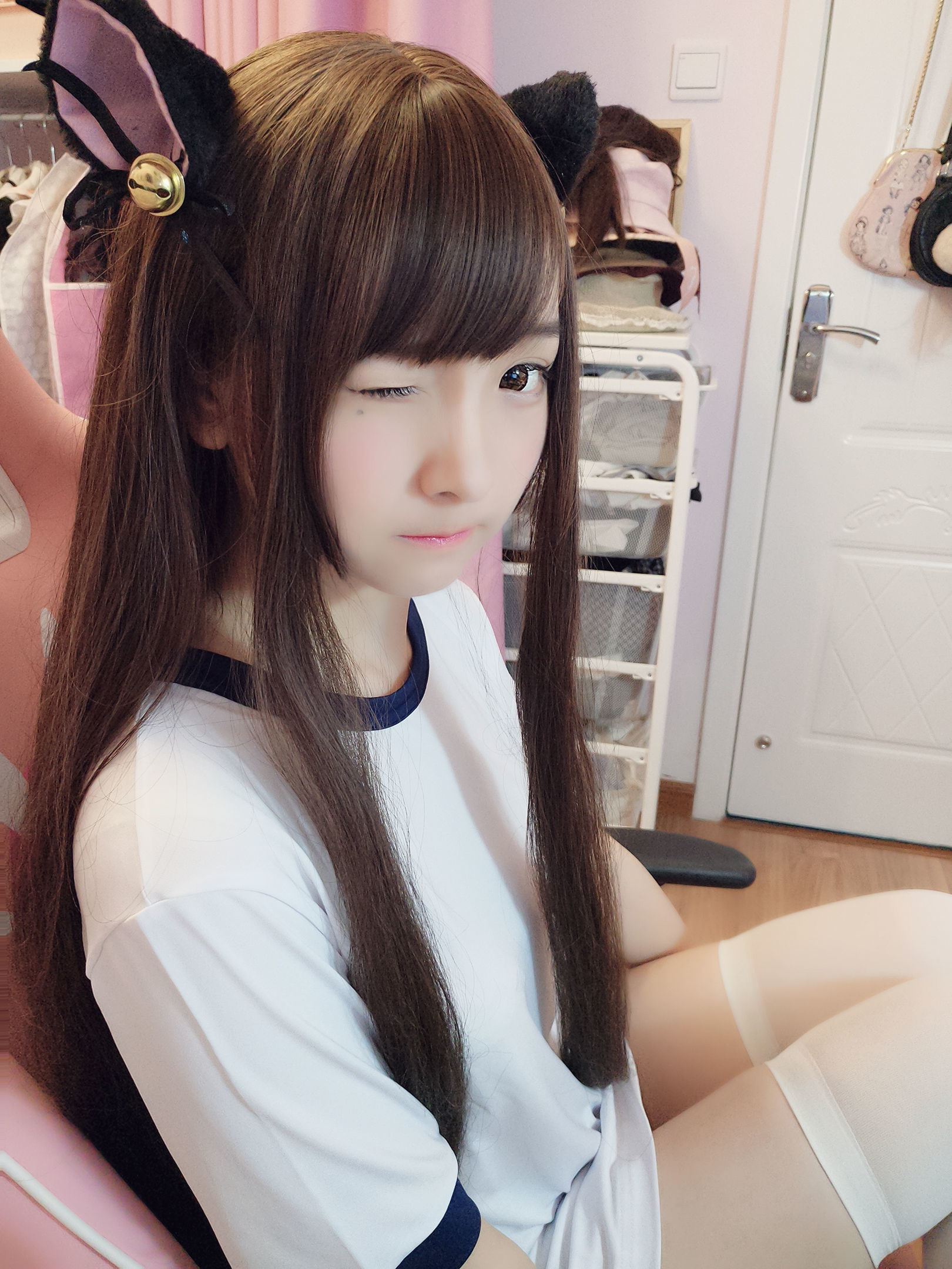 二次元美女古川kagura – 猫耳体操 [11P] - 秀人网免费无水印在线套图写真