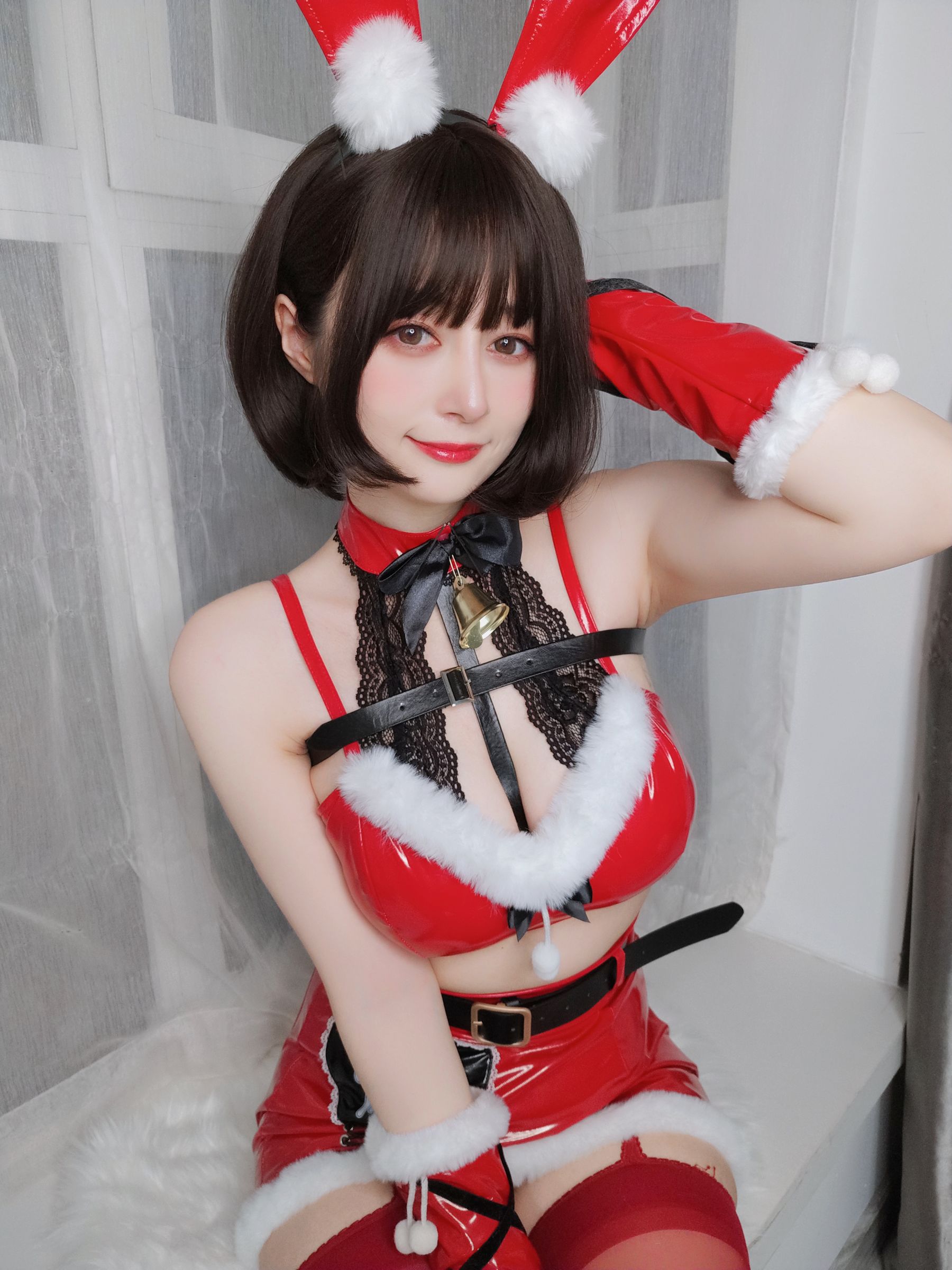 Coser小姐姐白银 – Christmas Bunny [75P] - 秀人网免费无水印在线套图写真