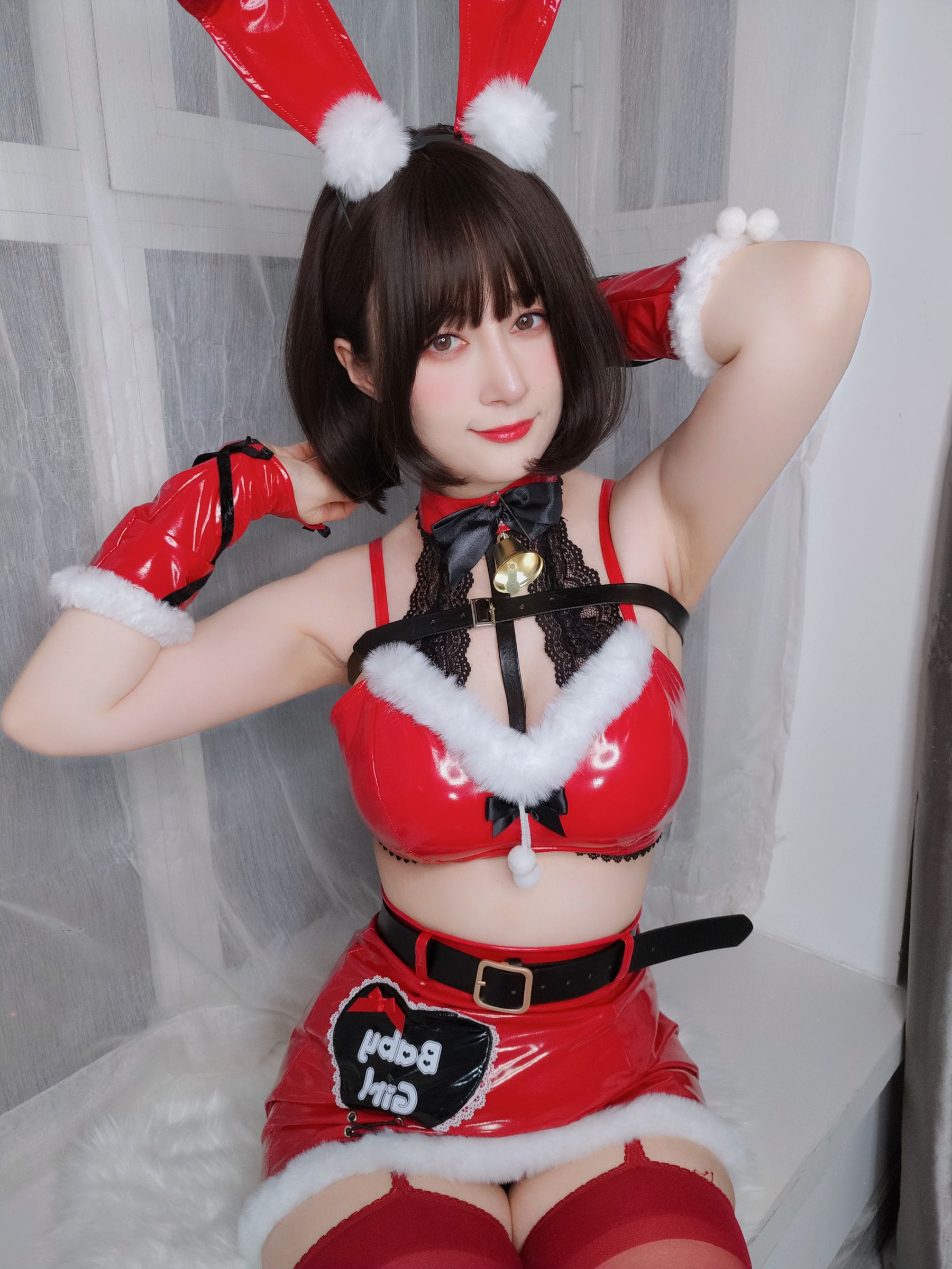 Coser小姐姐白银 – Christmas Bunny [75P] - 秀人网免费无水印在线套图写真