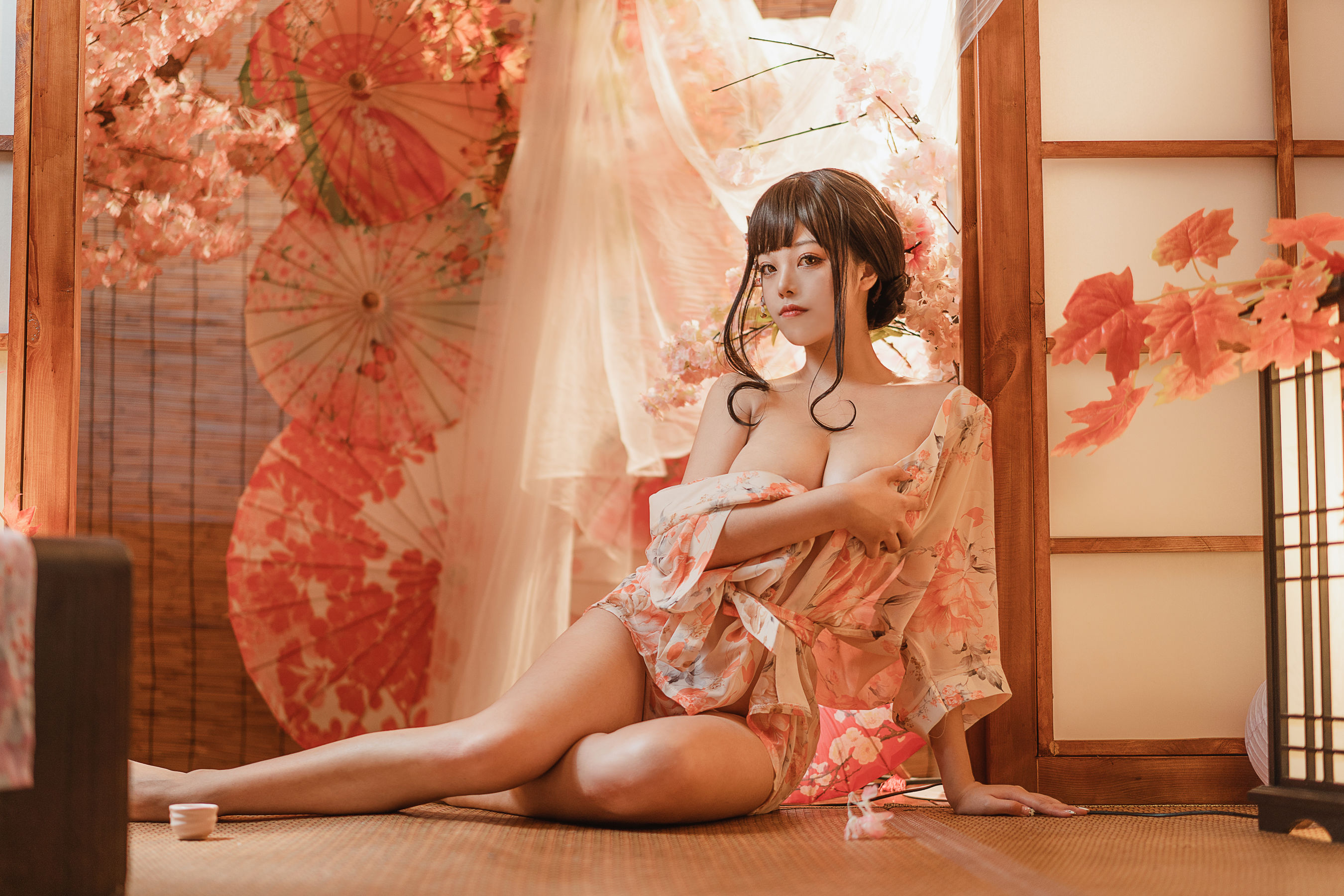 萌系小姐姐蜜汁猫裘 – 浴娘2 [37P] - 秀人网免费无水印在线套图写真