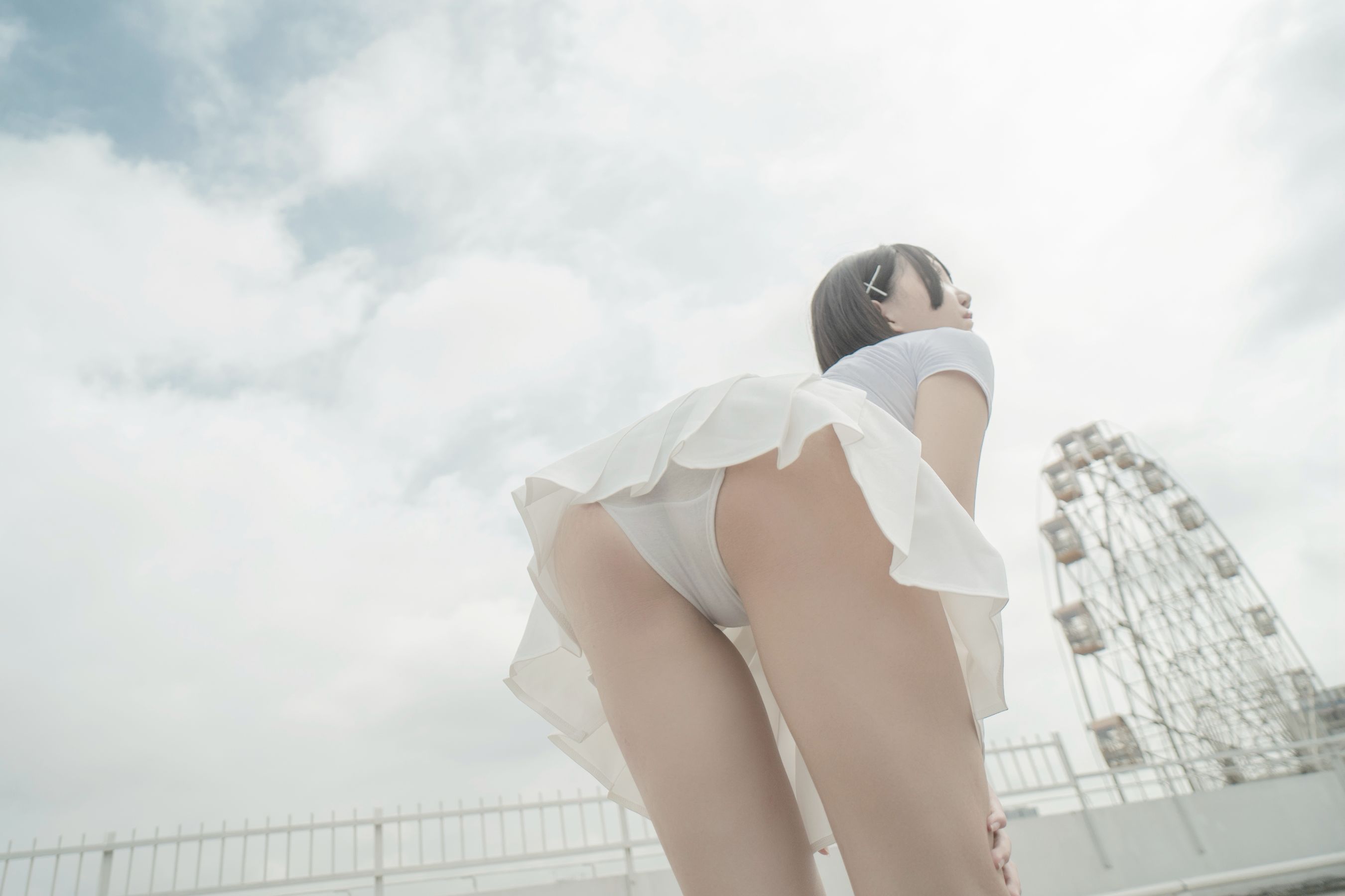 鬼马少女阿薰kaOri – 天台 [82P] - 秀人网免费无水印在线套图写真