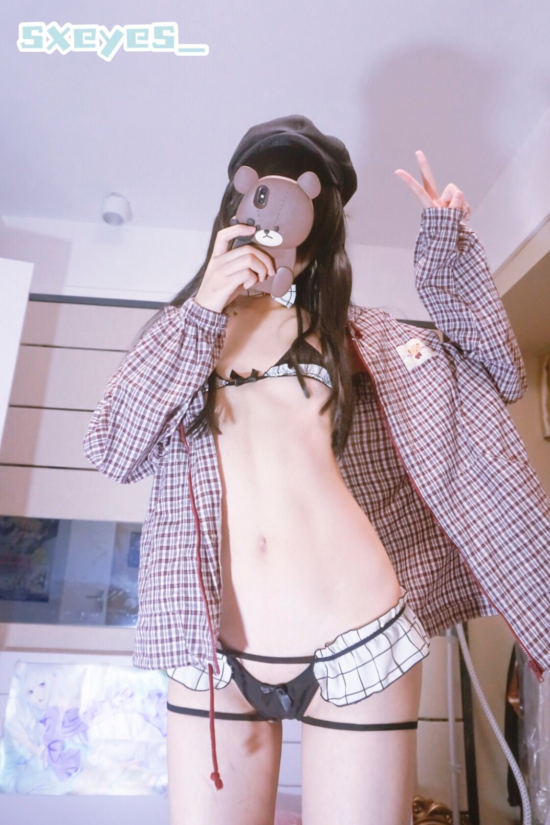 萌妹子眼酱大魔王w – 情趣内衣 [12P] - 秀人网免费无水印在线套图写真