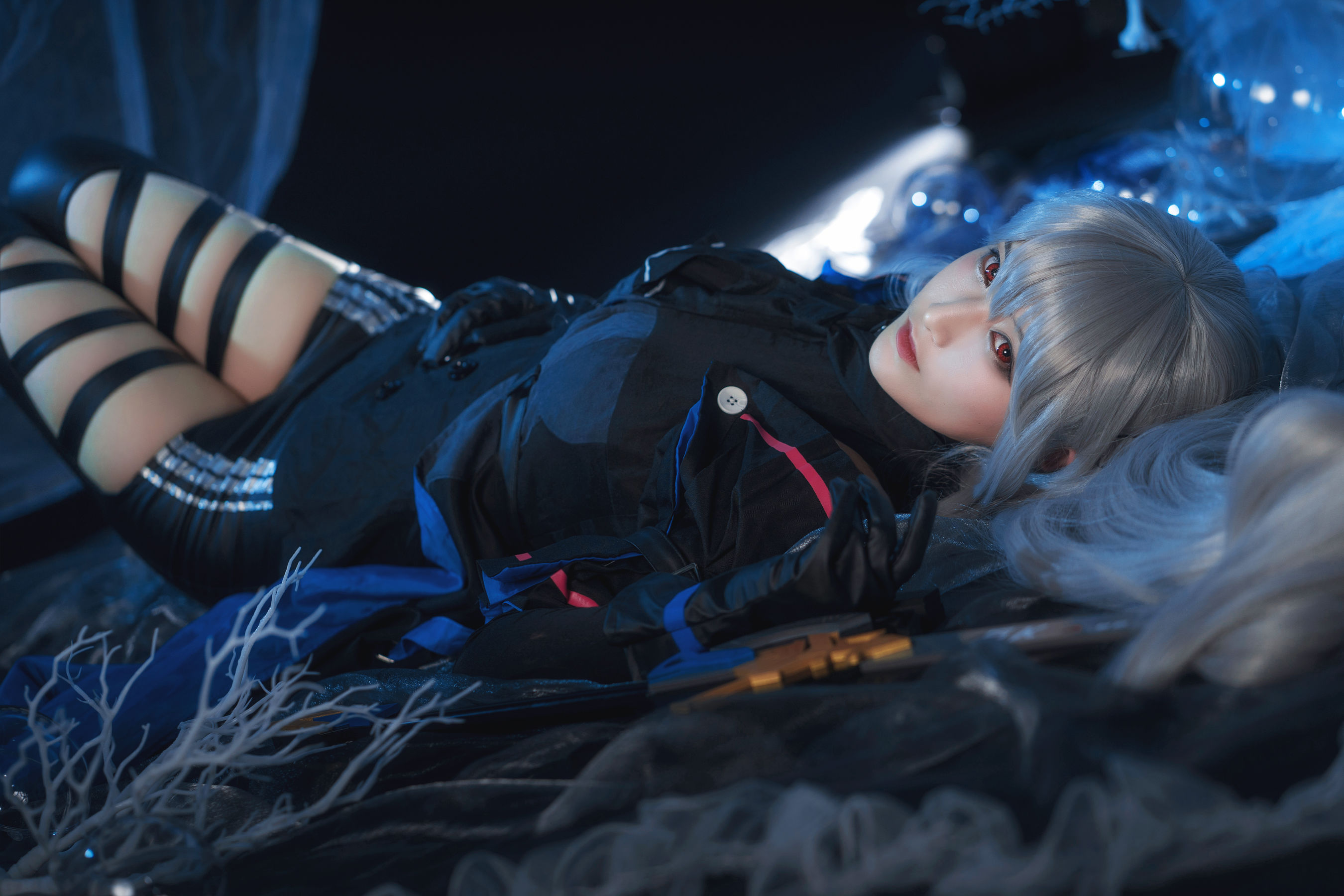 动漫博主铁板烧鬼舞w – 斯卡蒂 [31P] - 秀人网免费无水印在线套图写真