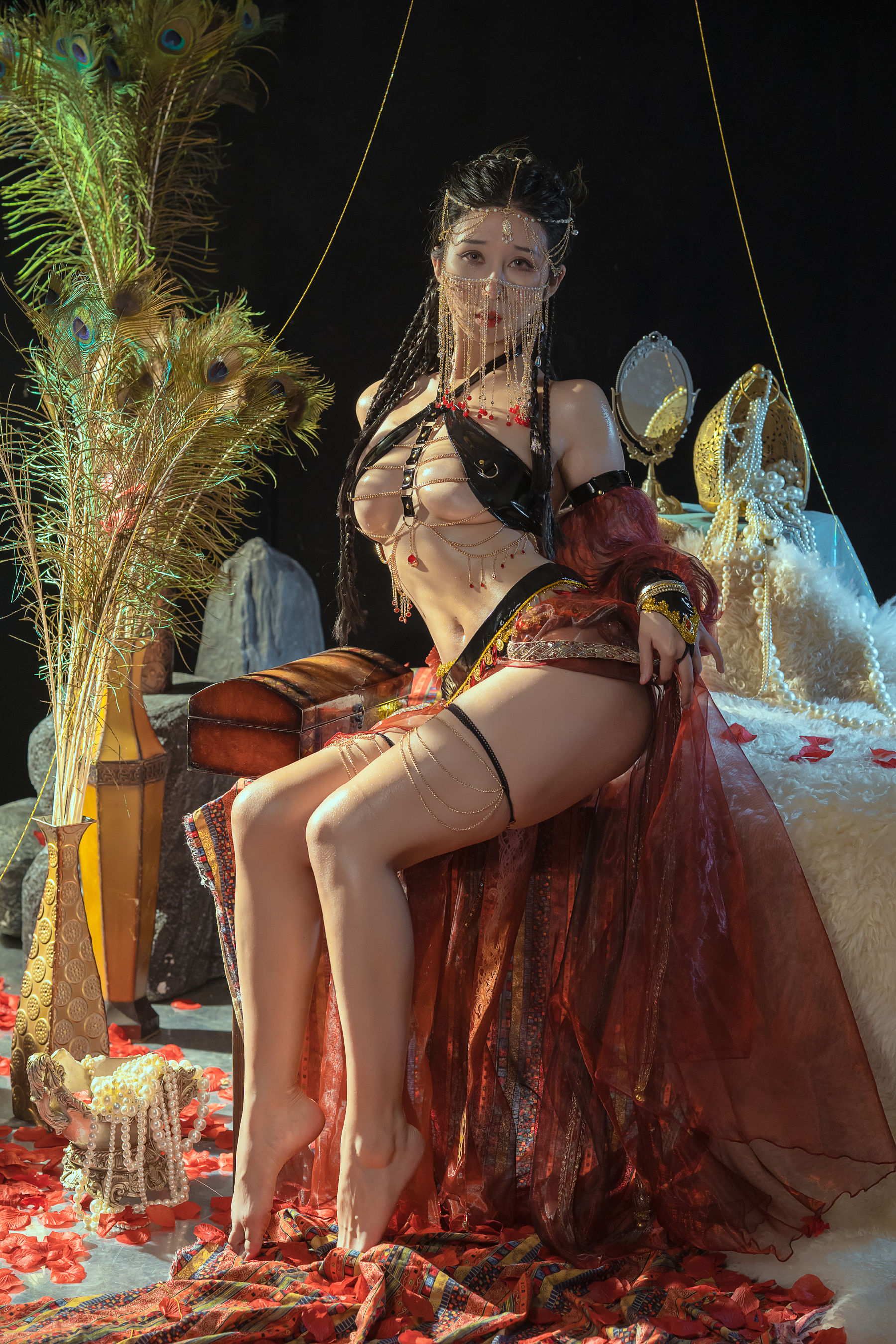 云溪溪 – 深渊舞娘 [46P] - 秀人网免费无水印在线套图写真