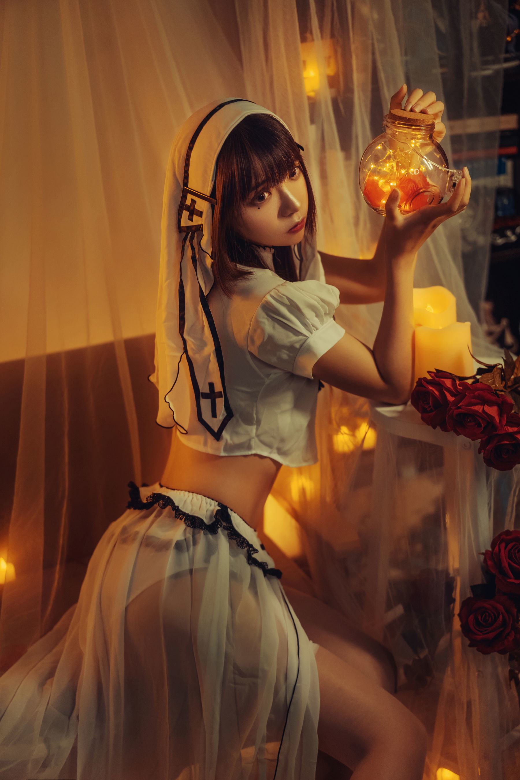 疯猫ss 黄昏修女 [17P] - 秀人网免费无水印在线套图写真